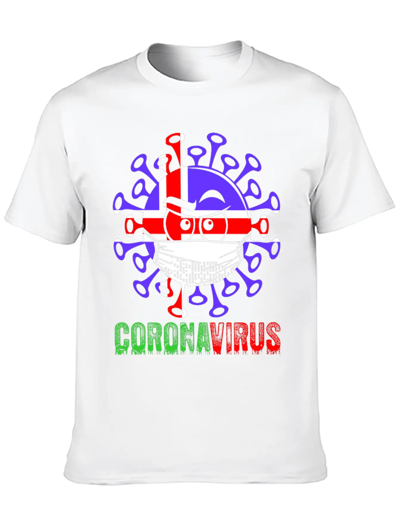 Icelander Corona Virus Inside Tshirt Timeless Short Sleeve Tee – Comfy And Minimalist Design