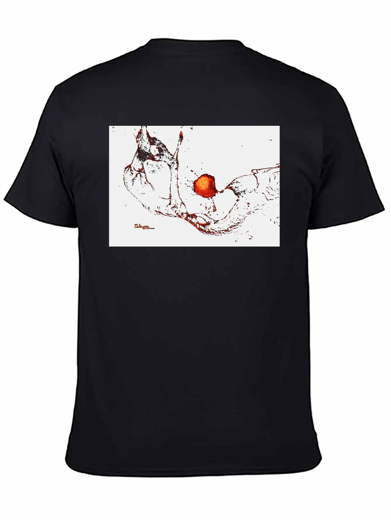 Icelandic Monsters: Eldauga Unisex Short Sleeve Soft Cotton T-Shirt – Casual Everyday Wear