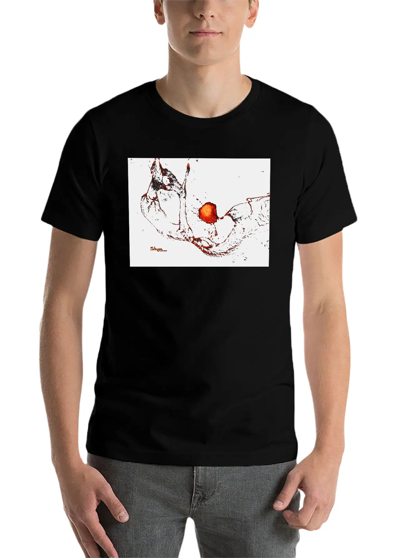 Icelandic Monsters: Eldauga Unisex Short Sleeve Soft Cotton T-Shirt – Casual Everyday Wear