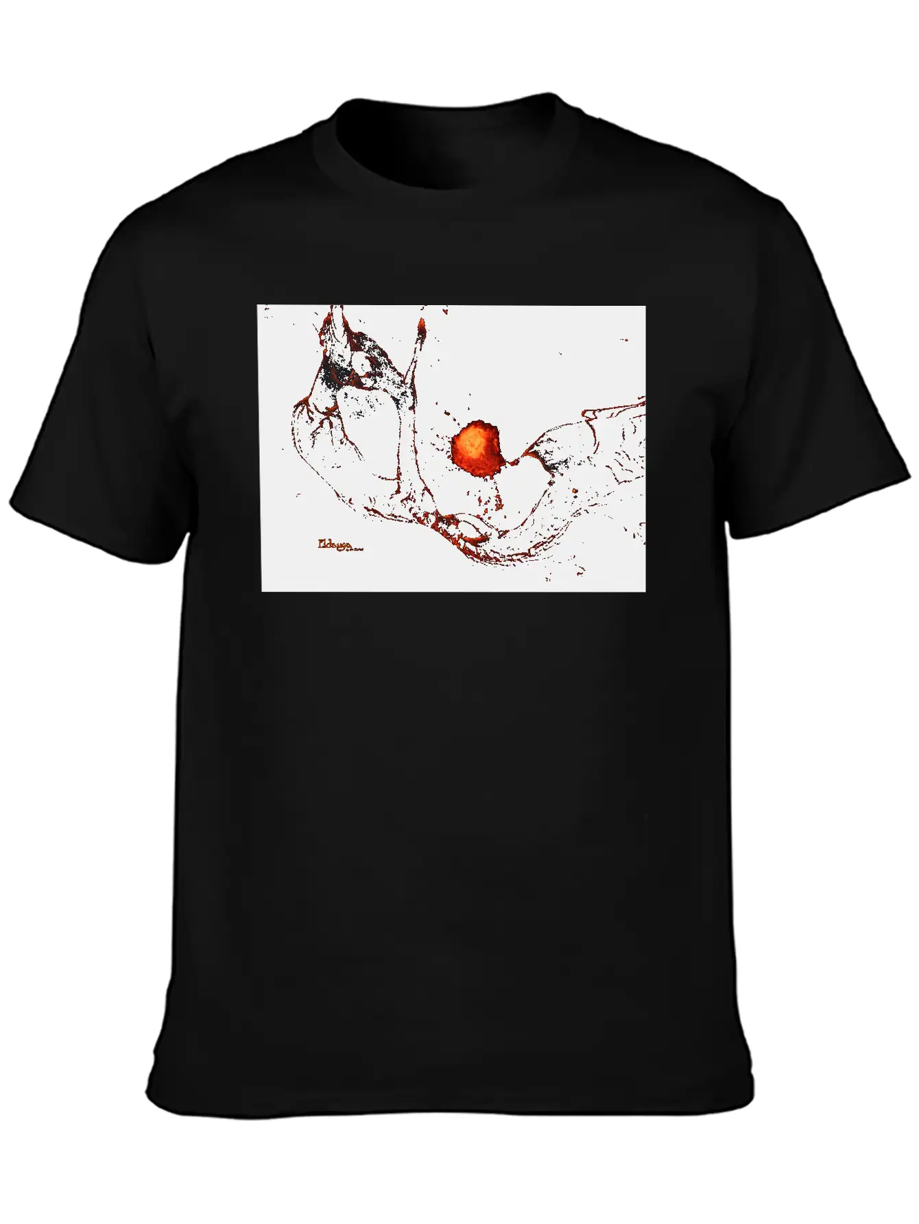 Icelandic Monsters: Eldauga Unisex Short Sleeve Soft Cotton T-Shirt – Casual Everyday Wear