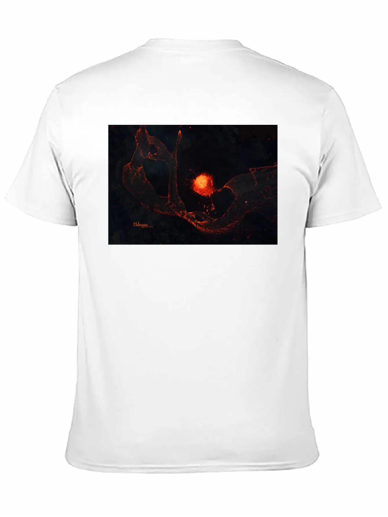 Icelandic Monsters: Eldauga Unisex Short Sleeve Soft Cotton T-Shirt – Casual Everyday Wear