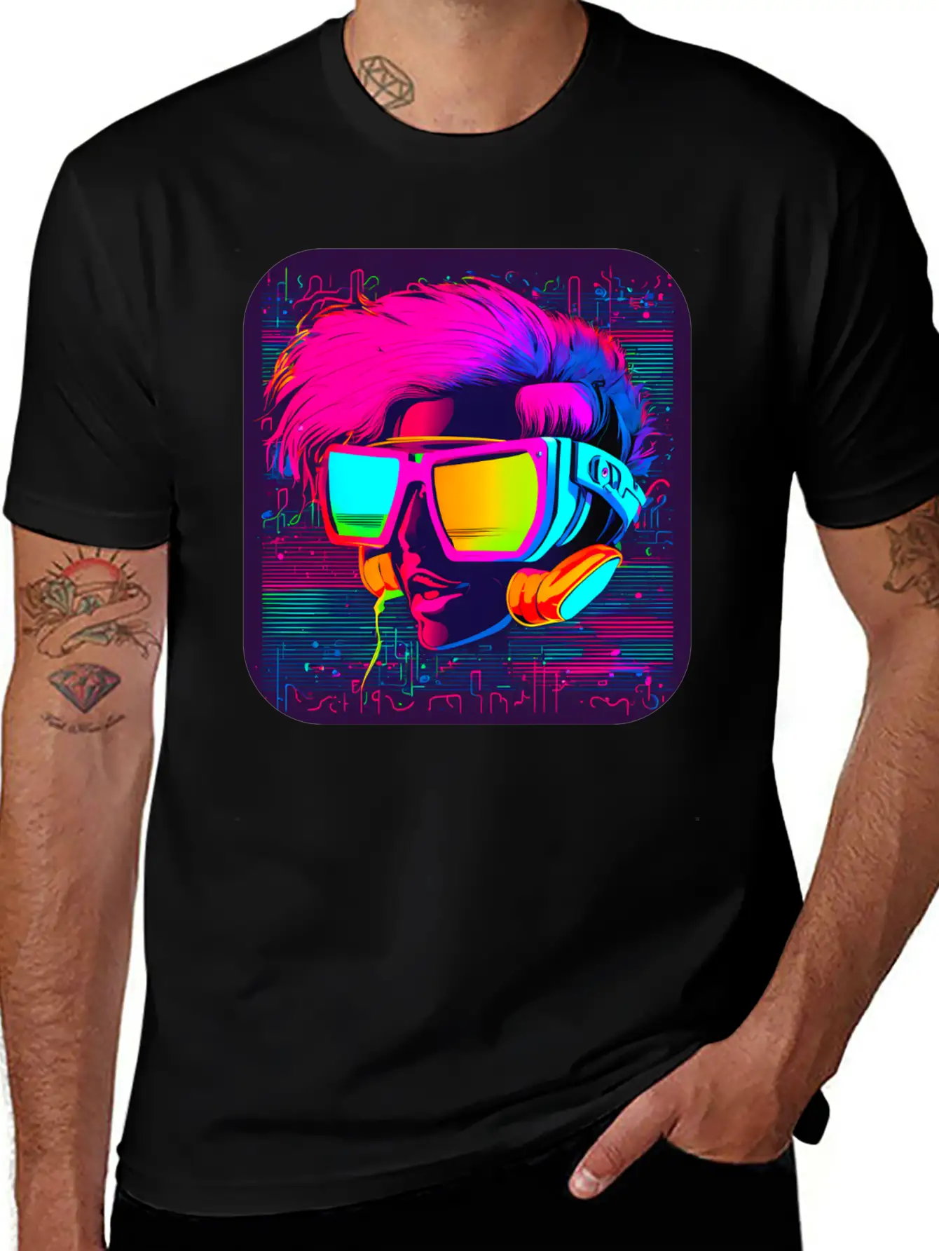 Iconic Pop Culture 80s Style Fashion Unisex Short Sleeve Soft Cotton T-Shirt – Casual Everyday Wear