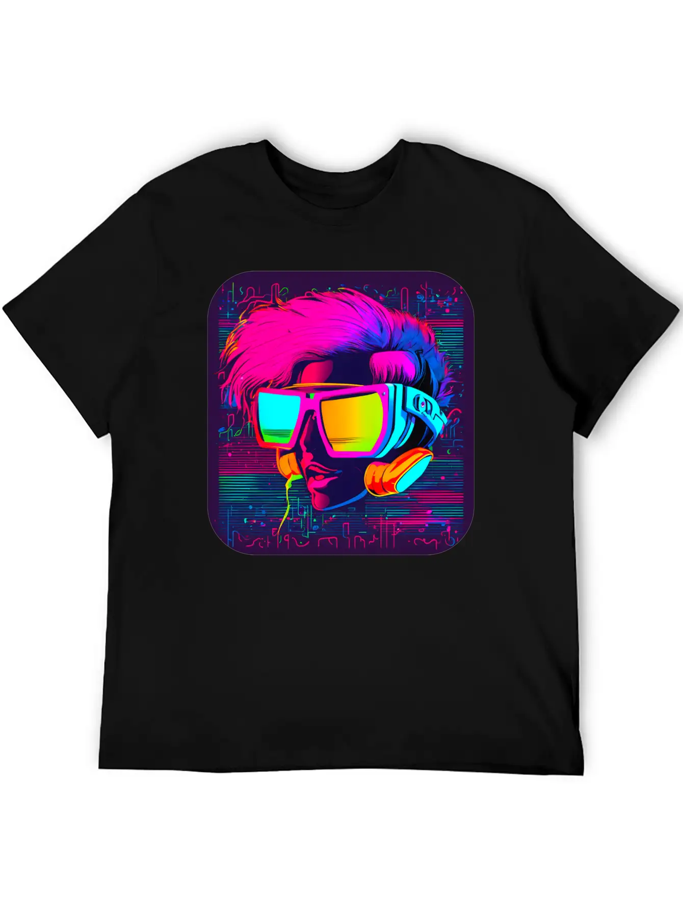 Iconic Pop Culture 80s Style Fashion Unisex Short Sleeve Soft Cotton T-Shirt – Casual Everyday Wear