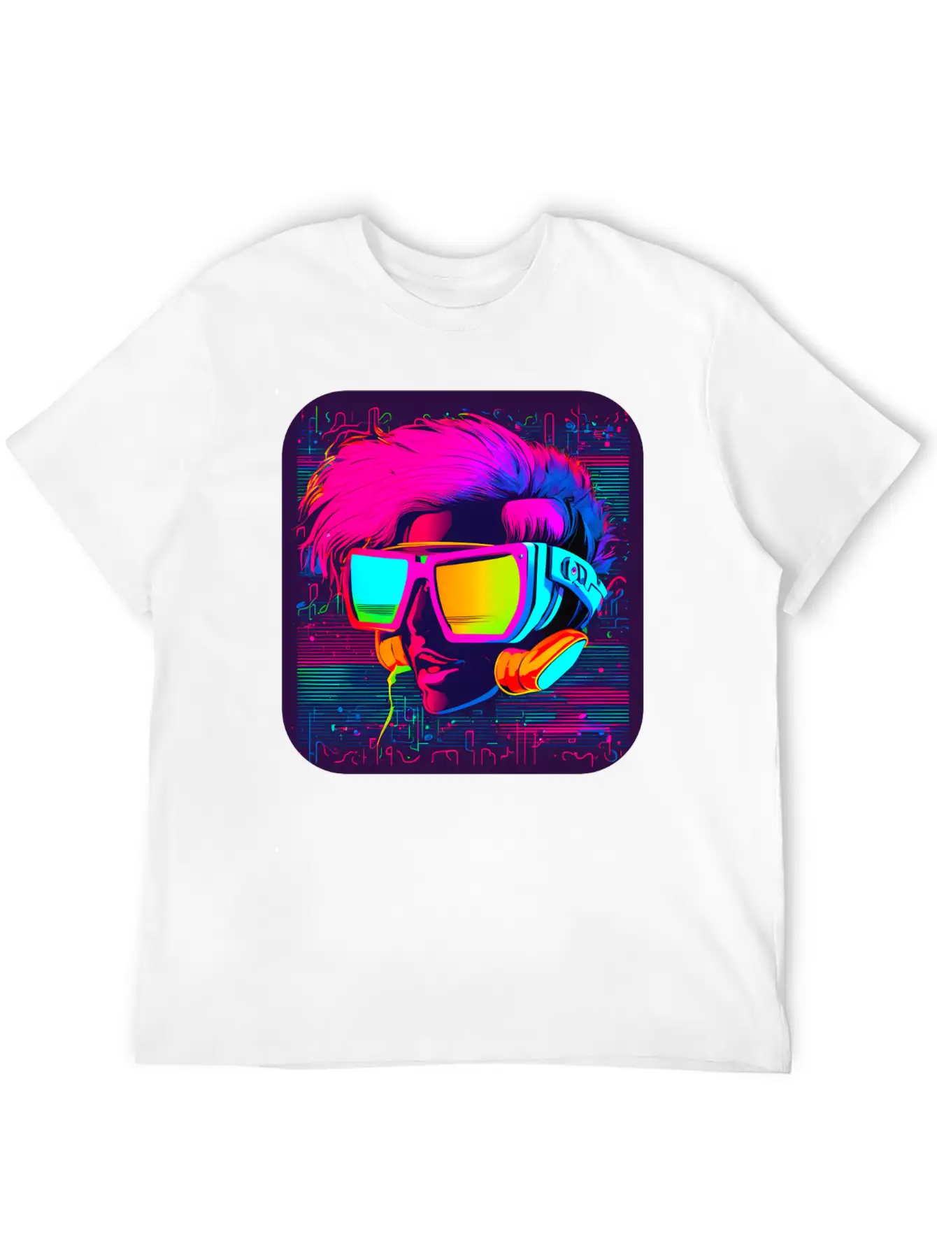 Iconic Pop Culture 80s Style Fashion Unisex Short Sleeve Soft Cotton T-Shirt – Casual Everyday Wear