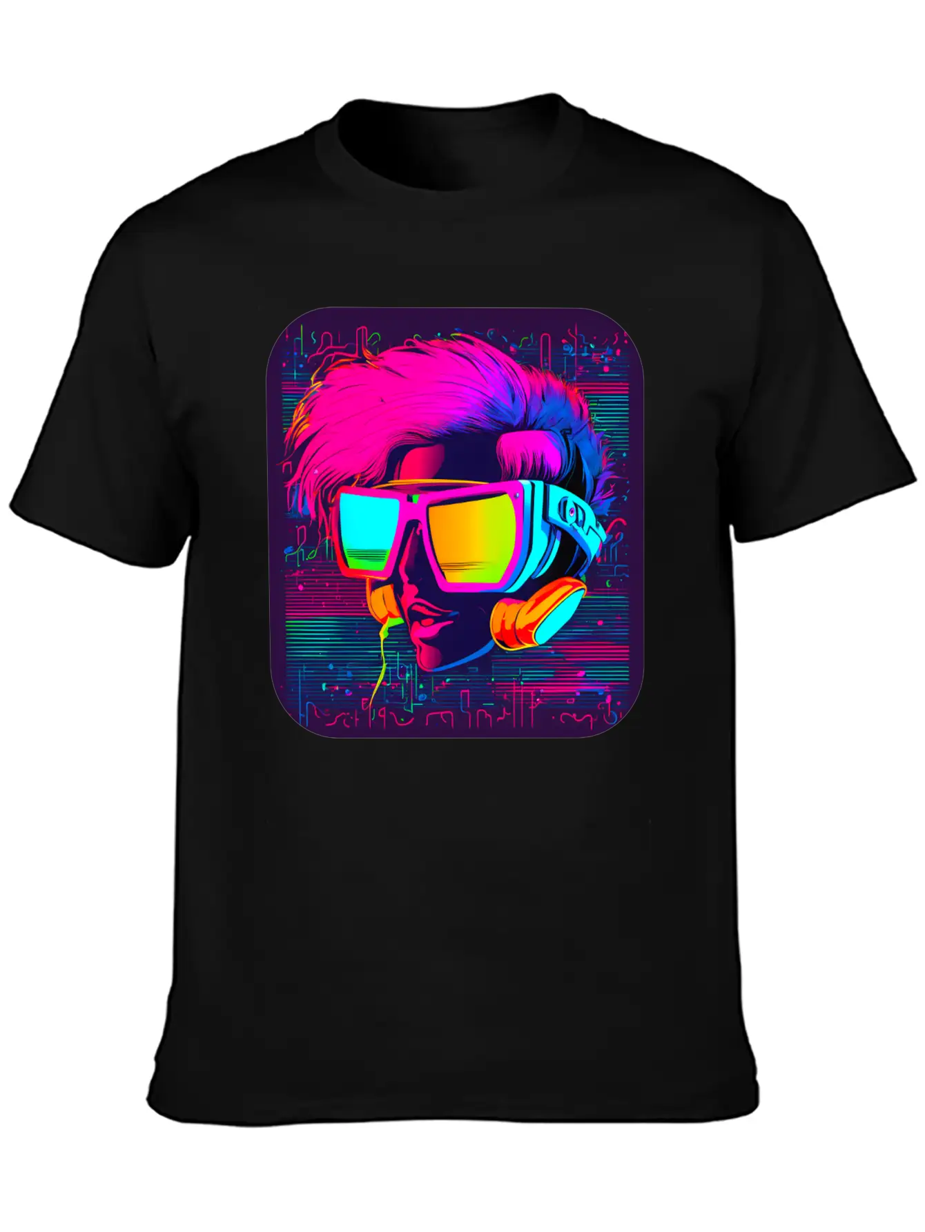 Iconic Pop Culture 80s Style Fashion Unisex Short Sleeve Soft Cotton T-Shirt – Casual Everyday Wear