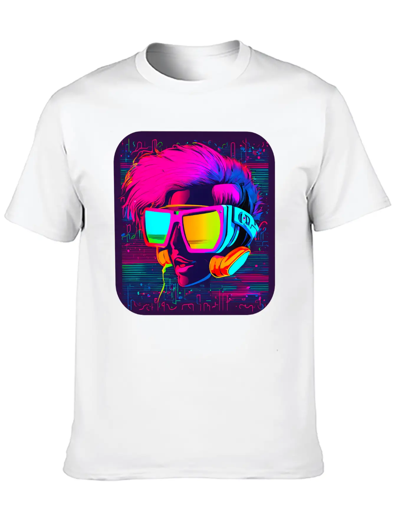 Iconic Pop Culture 80s Style Fashion Unisex Short Sleeve Soft Cotton T-Shirt – Casual Everyday Wear