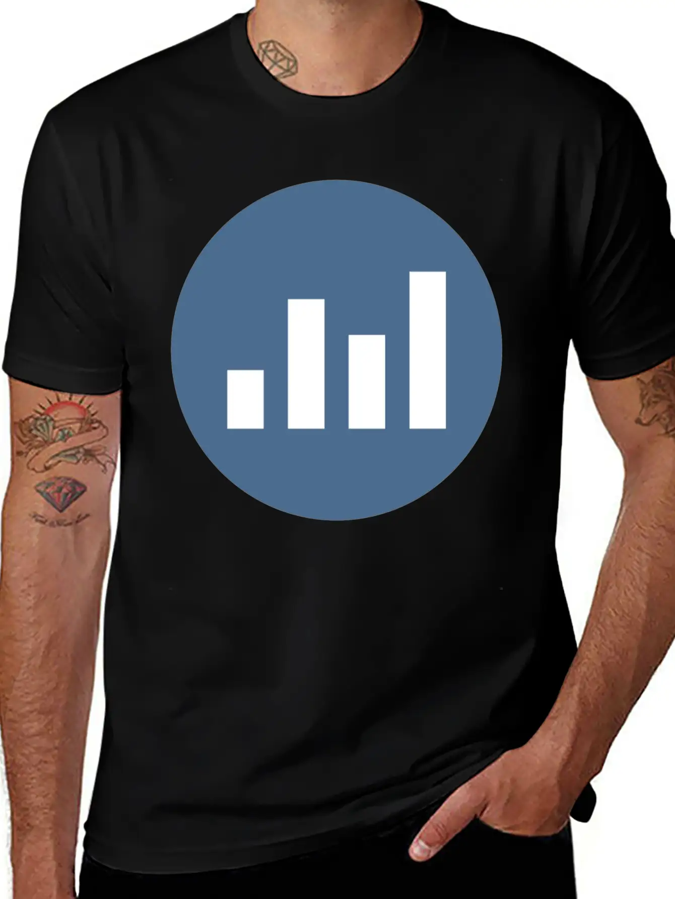 Iconomi ICN Stylish Everyday T-Shirt – Unisex Basic Cotton Tee