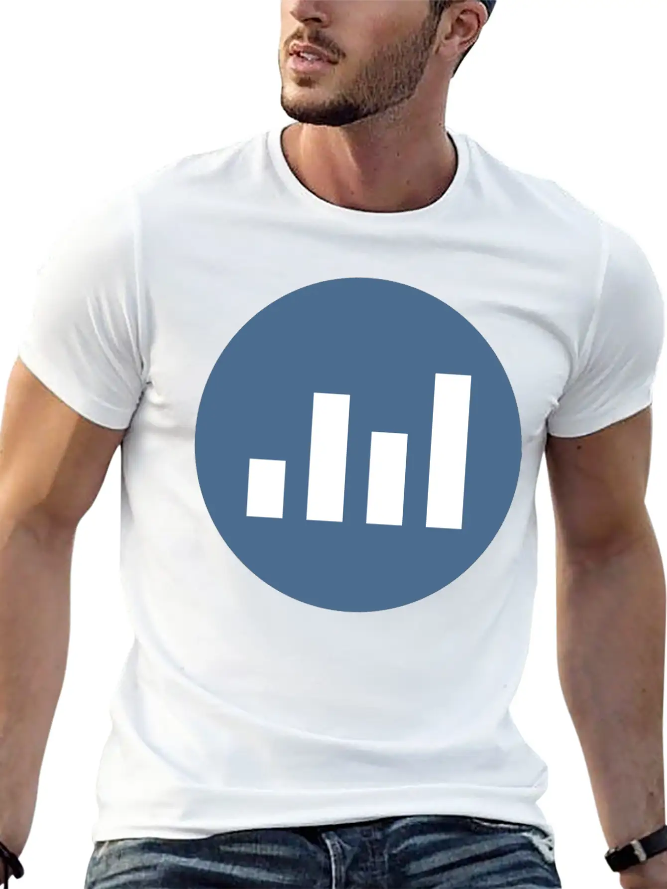 Iconomi ICN Stylish Everyday T-Shirt – Unisex Basic Cotton Tee