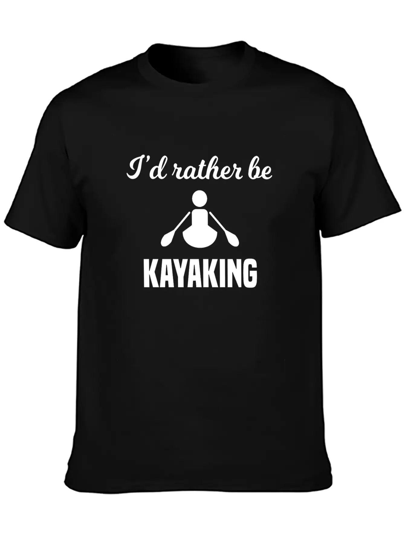 I'd Rather Be Kayaking Essential Unisex Summer Tee – Soft Cotton Casual Fit