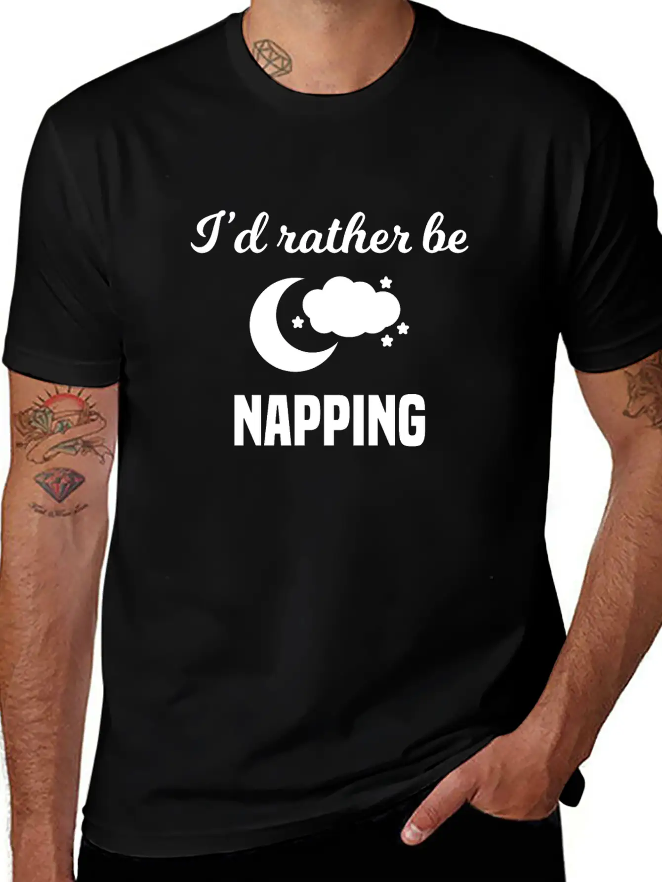 I'd Rather Be Napping Unisex Casual T-Shirt – Clean Design For Daily Comfort
