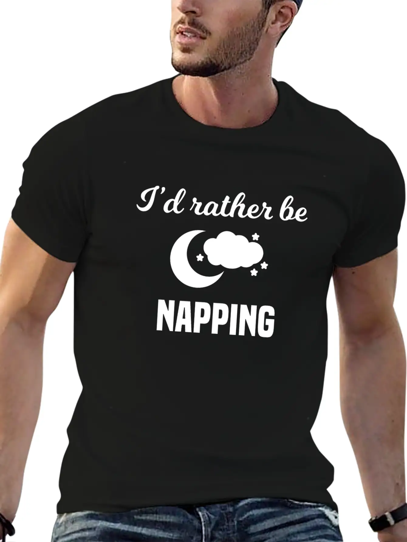 I'd Rather Be Napping Unisex Casual T-Shirt – Clean Design For Daily Comfort