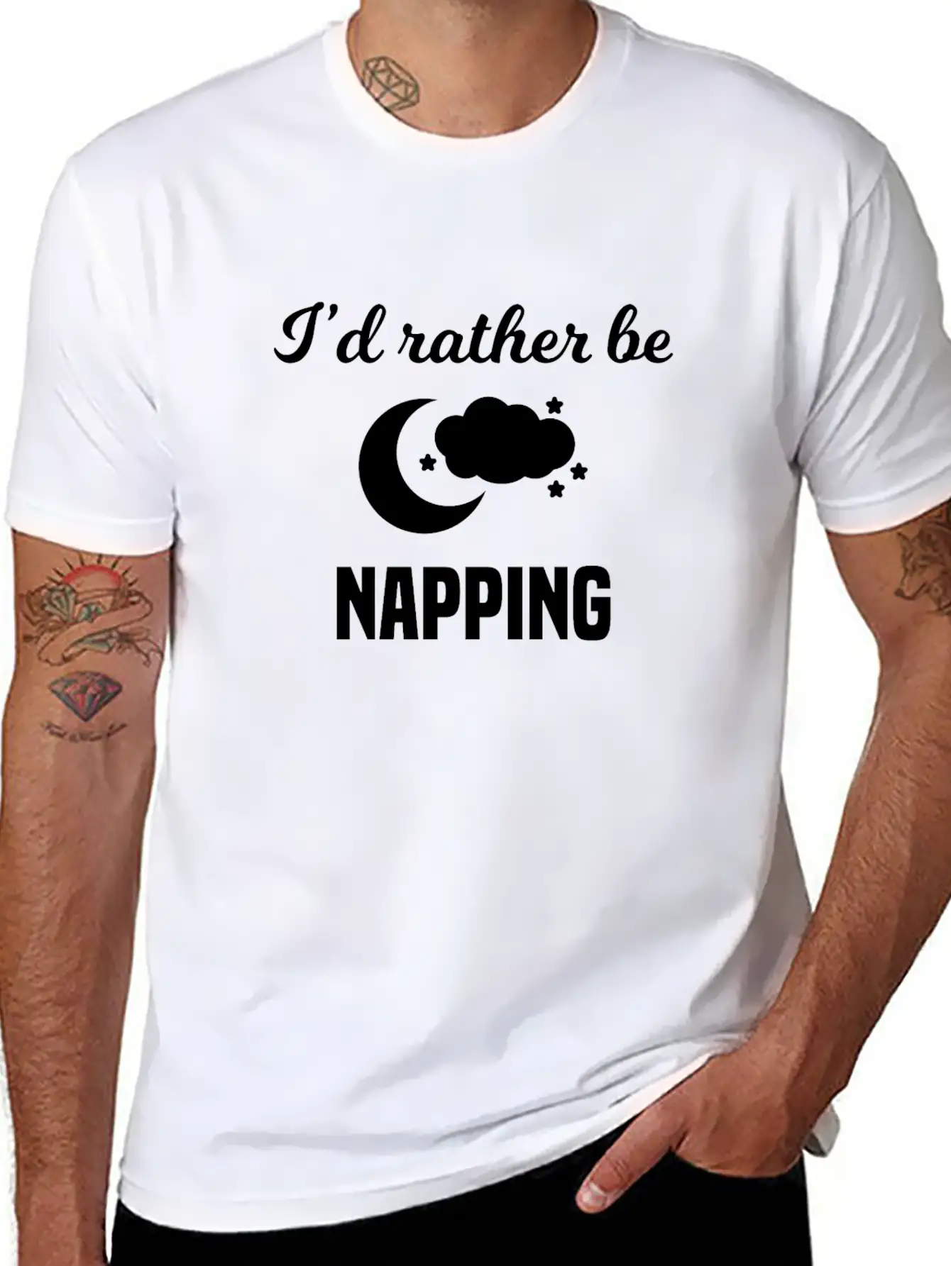 I'd Rather Be Napping Unisex Casual T-Shirt – Clean Design For Daily Comfort