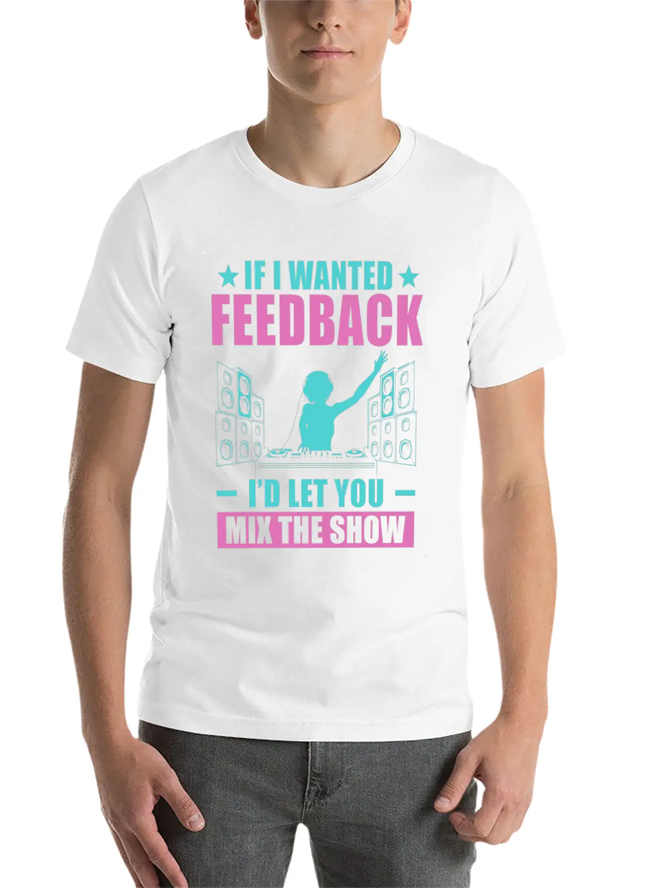 If I Wanted Feedback Sound Engineer Comfortable Minimalist Graphic Tee – Summer Style Essential