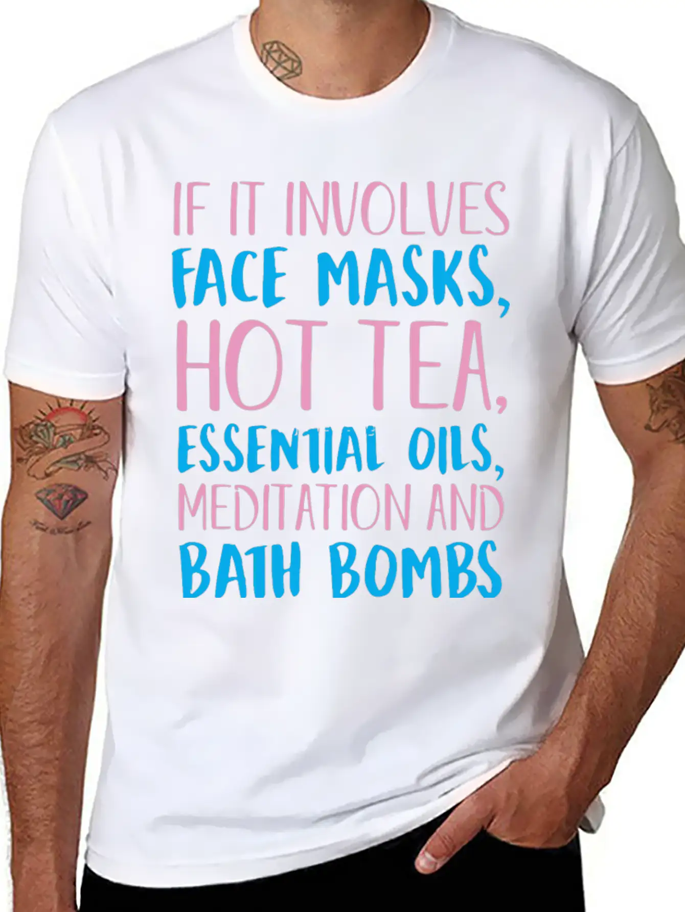 If It Involves Self Care Count Me In Unisex Short Sleeve Soft Cotton T-Shirt – Casual Everyday Wear