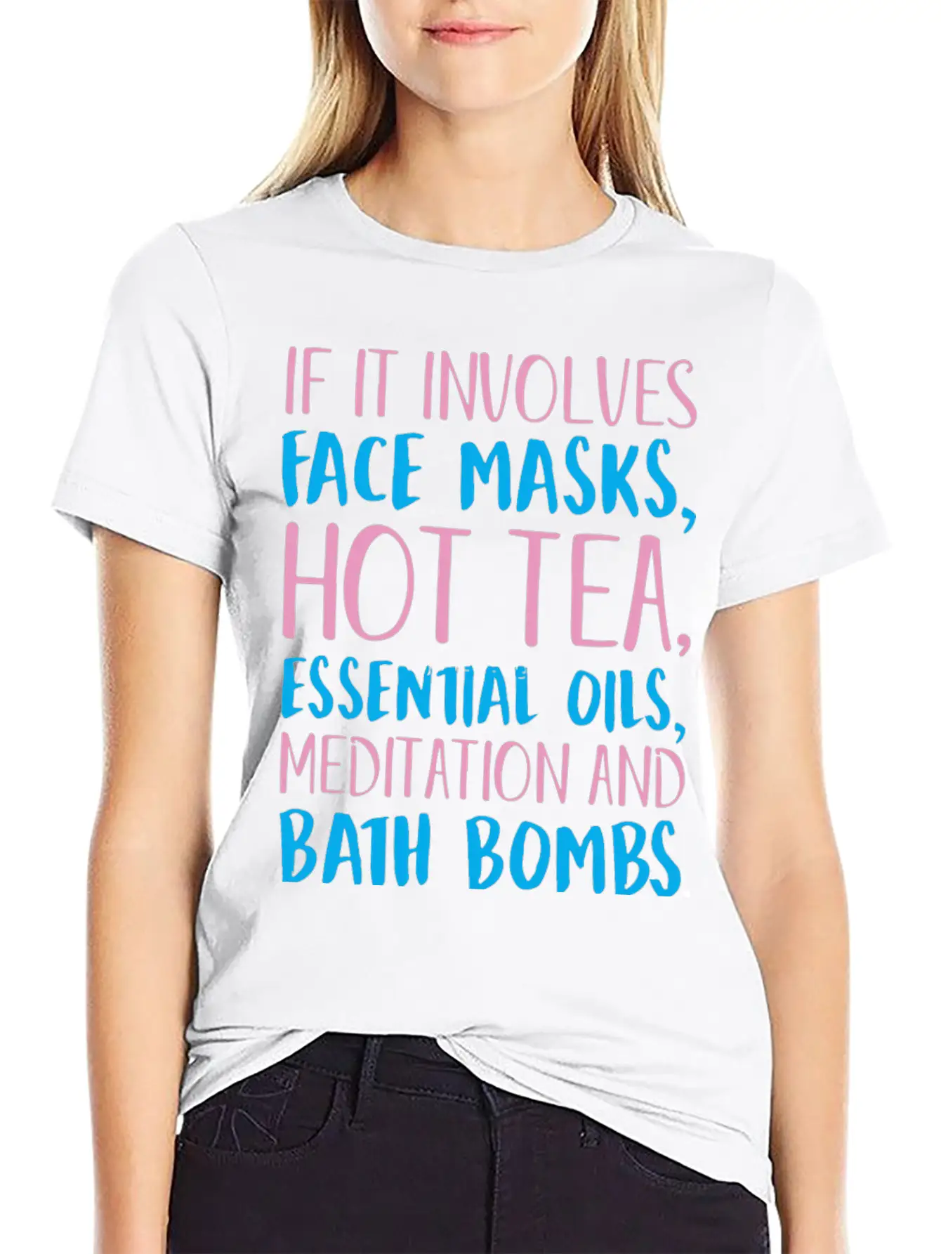 If It Involves Self Care Count Me In Unisex Short Sleeve Soft Cotton T-Shirt – Casual Everyday Wear