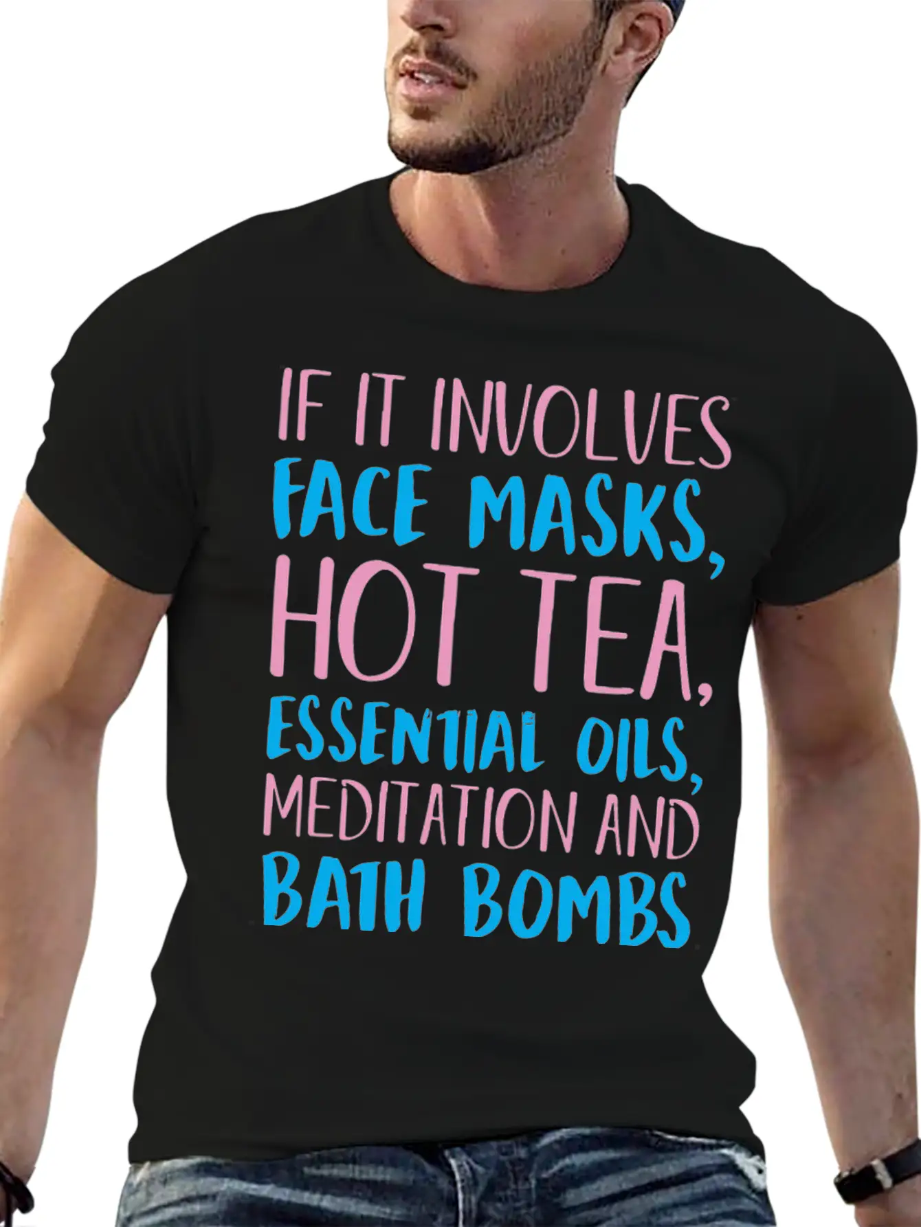 If It Involves Self Care Count Me In Unisex Short Sleeve Soft Cotton T-Shirt – Casual Everyday Wear