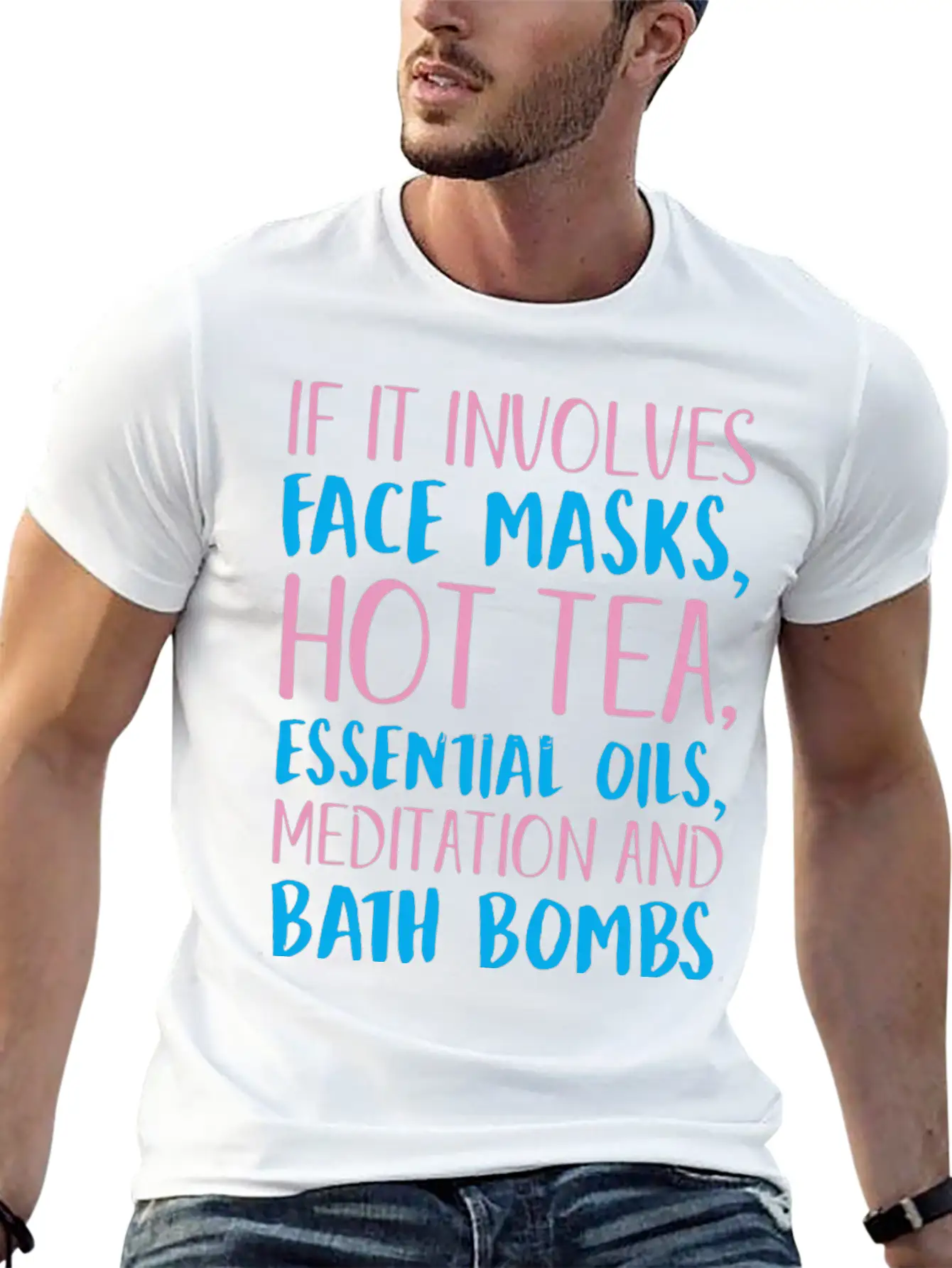 If It Involves Self Care Count Me In Unisex Short Sleeve Soft Cotton T-Shirt – Casual Everyday Wear
