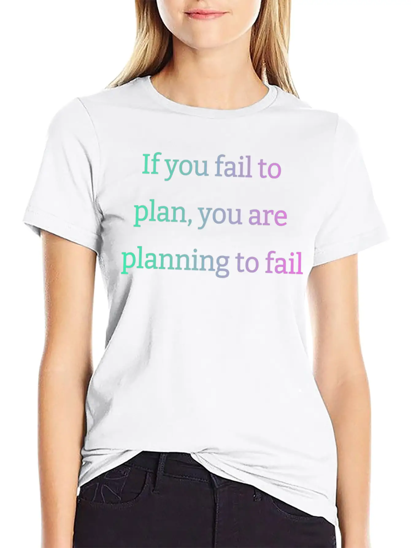 If You Fail To Plan, You Are Planning To Fail Timeless Short Sleeve Tee – Comfy And Minimalist Design