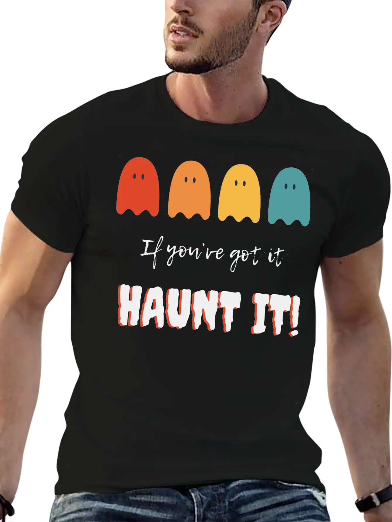If You've Got It, Haunt It: Ghostly Glam Unisex Short Sleeve Soft Cotton T-Shirt – Casual Everyday Wear