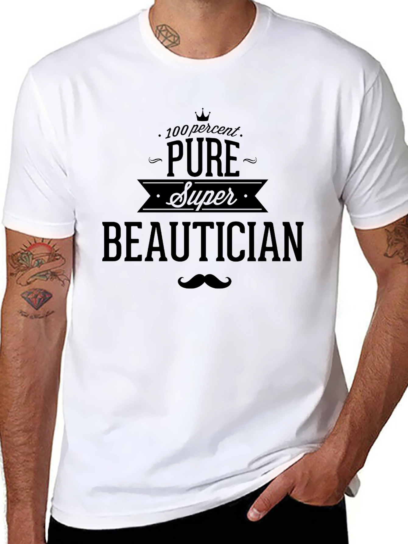 Pure Super Beautician Black T-Shirt