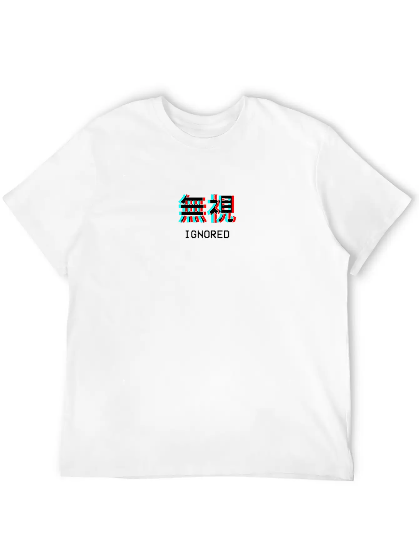 Ignored Japanese Vaporwave Aesthetic Gift Comfortable Minimalist Graphic Tee – Summer Style Essential