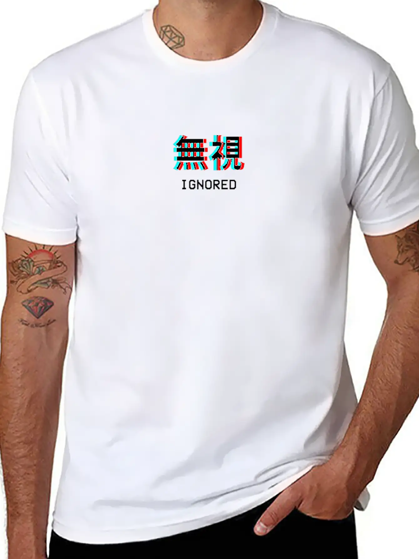 Ignored Japanese Vaporwave Aesthetic Gift Comfortable Minimalist Graphic Tee – Summer Style Essential