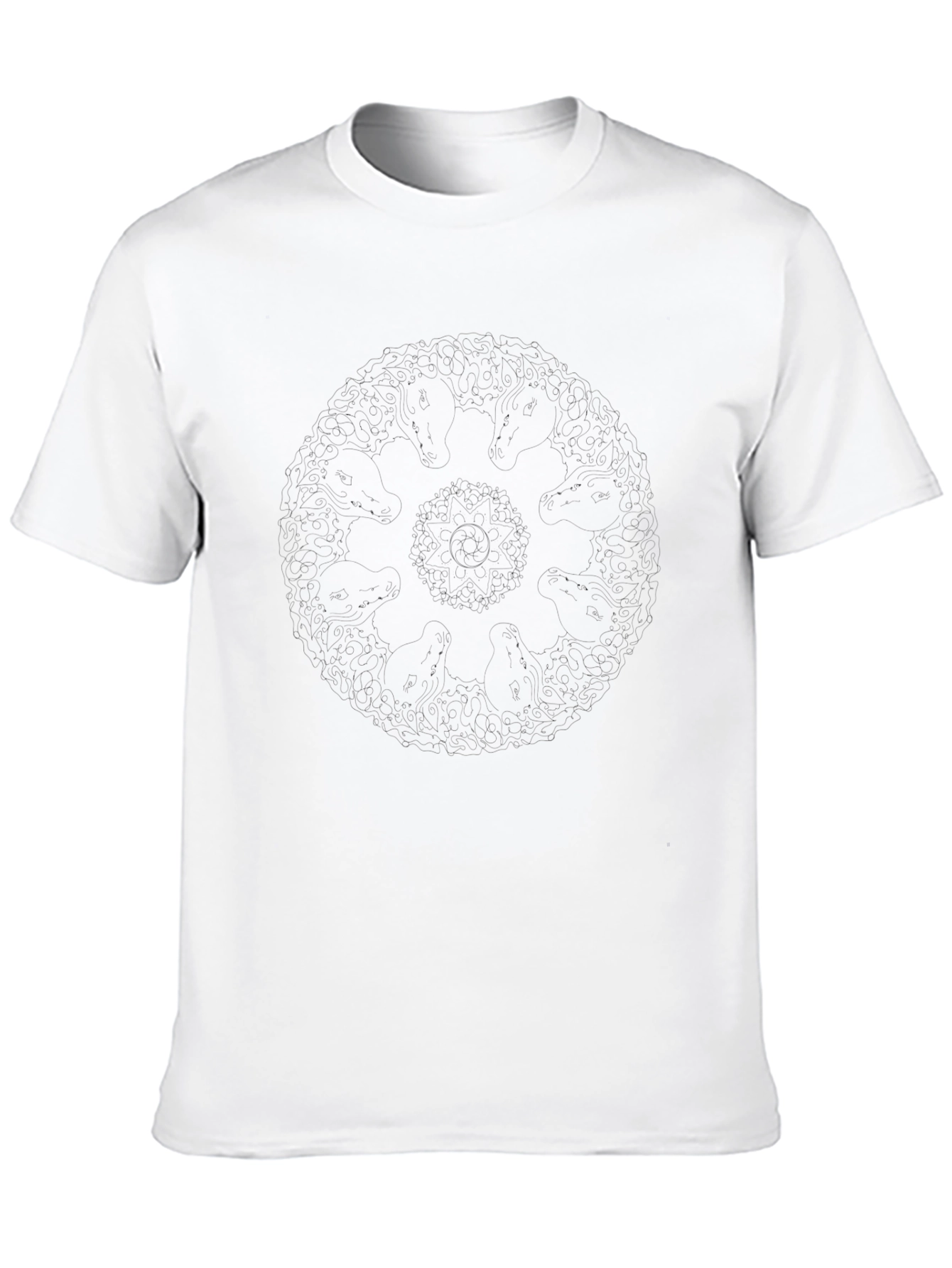 Black Mandala Graphic Tee