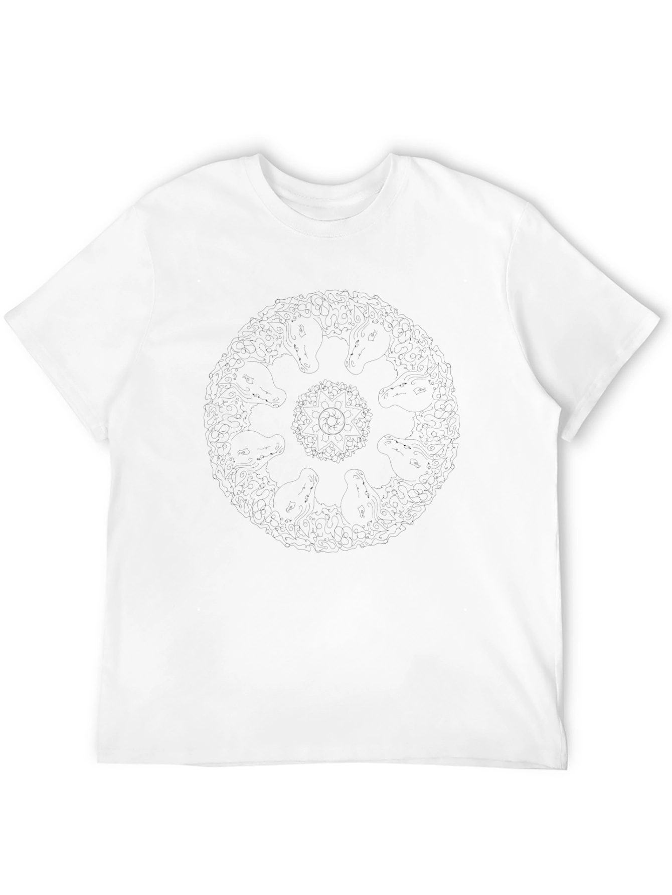 Black Mandala Graphic Tee