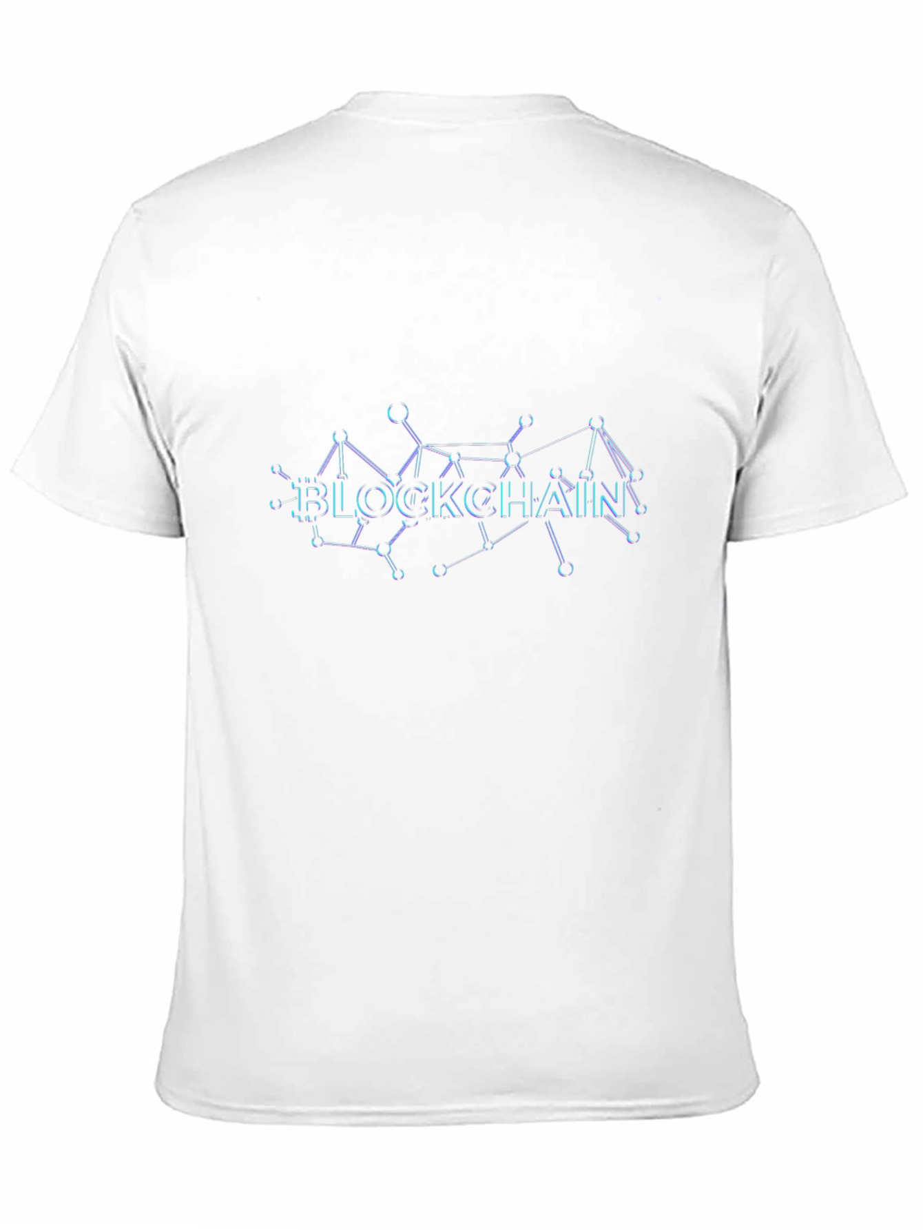 Blockchain Graphic Black T-Shirt