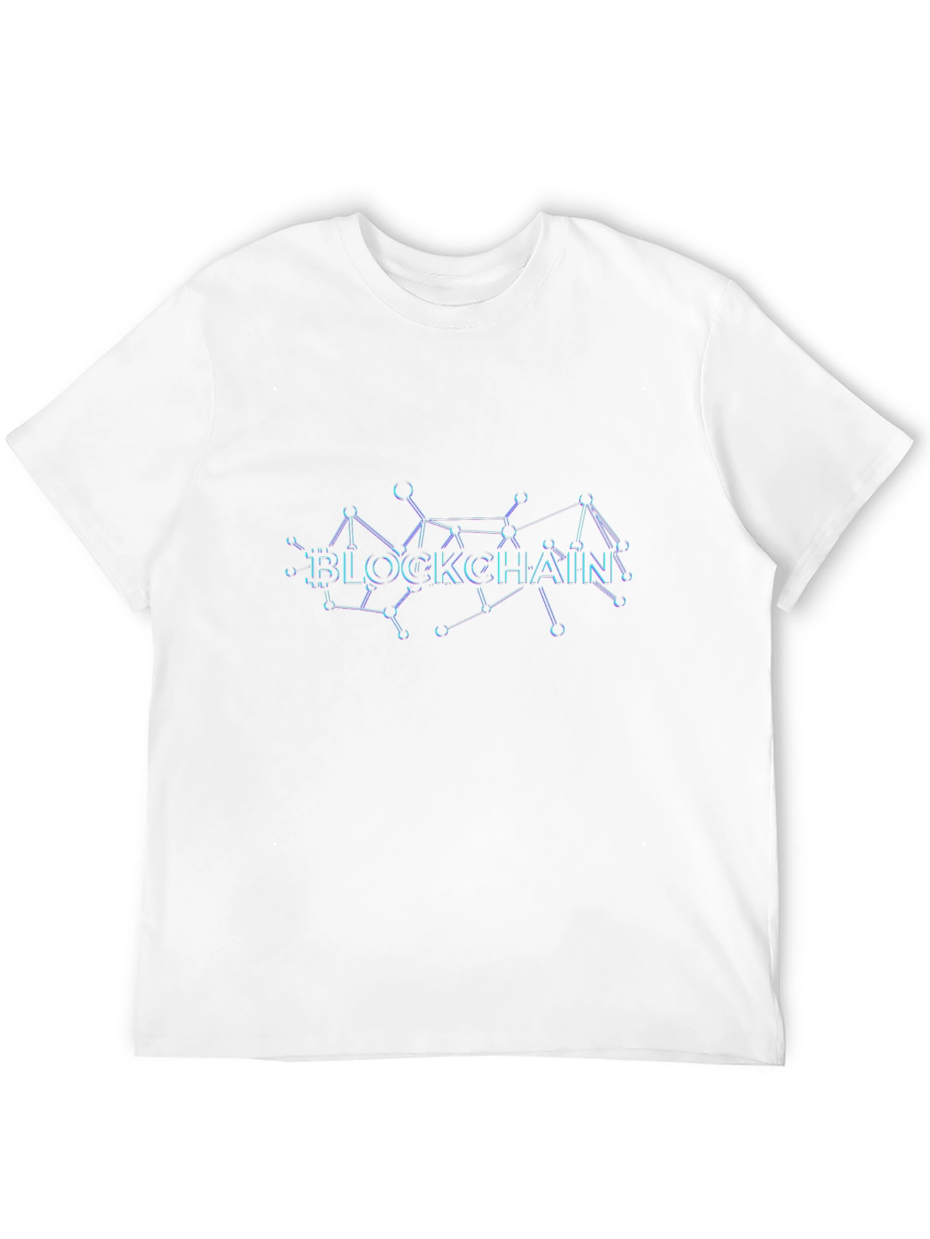 Blockchain Graphic Black T-Shirt