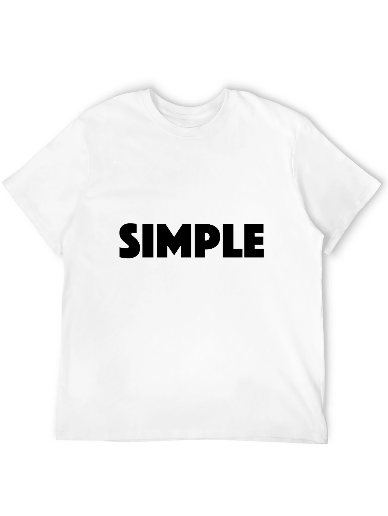 Simple Black Crewneck T-Shirt