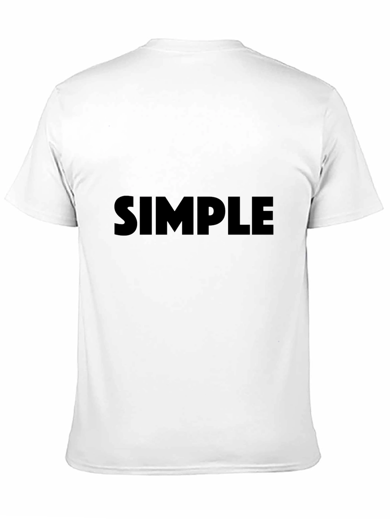 Simple Black Crewneck T-Shirt