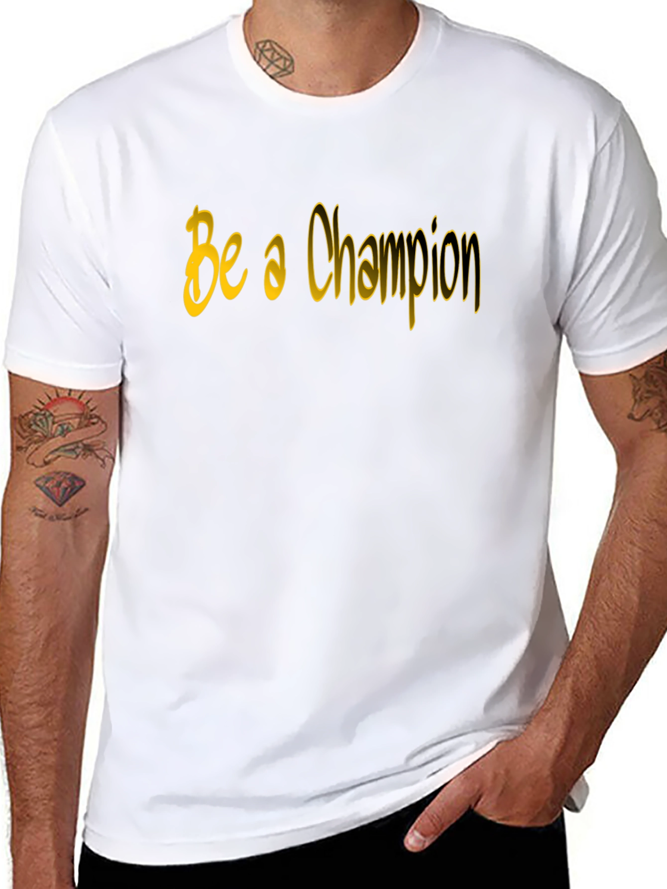 Be a Champion Black T-Shirt