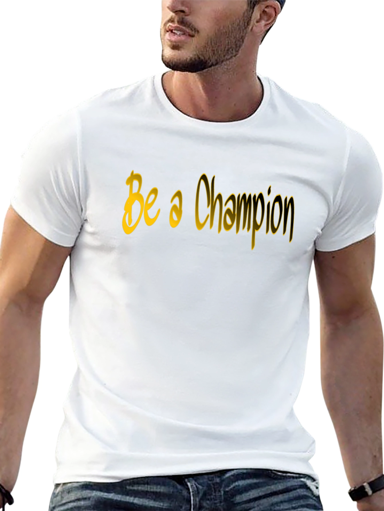 Be a Champion Black T-Shirt