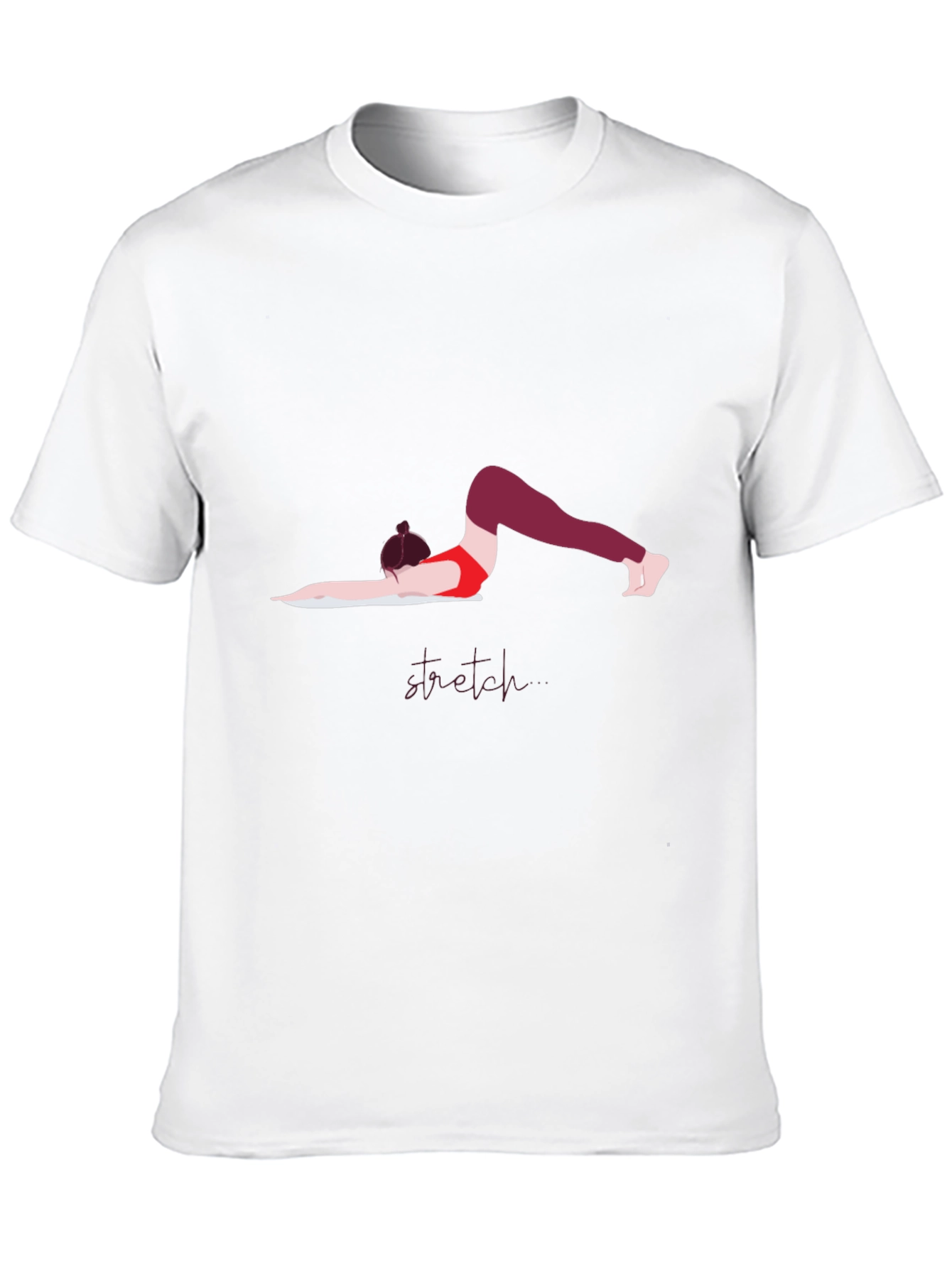 Yoga Pose Graphic Tee - Black Unisex T-Shirt