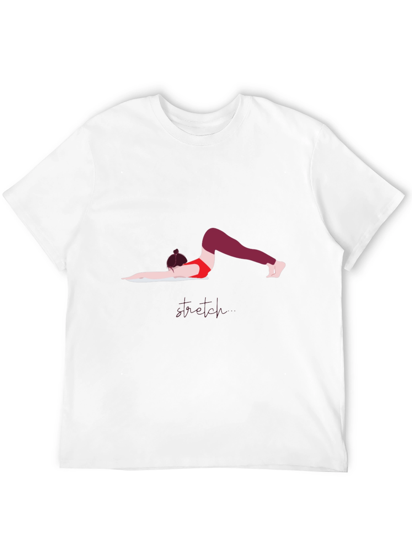 Yoga Pose Graphic Tee - Black Unisex T-Shirt