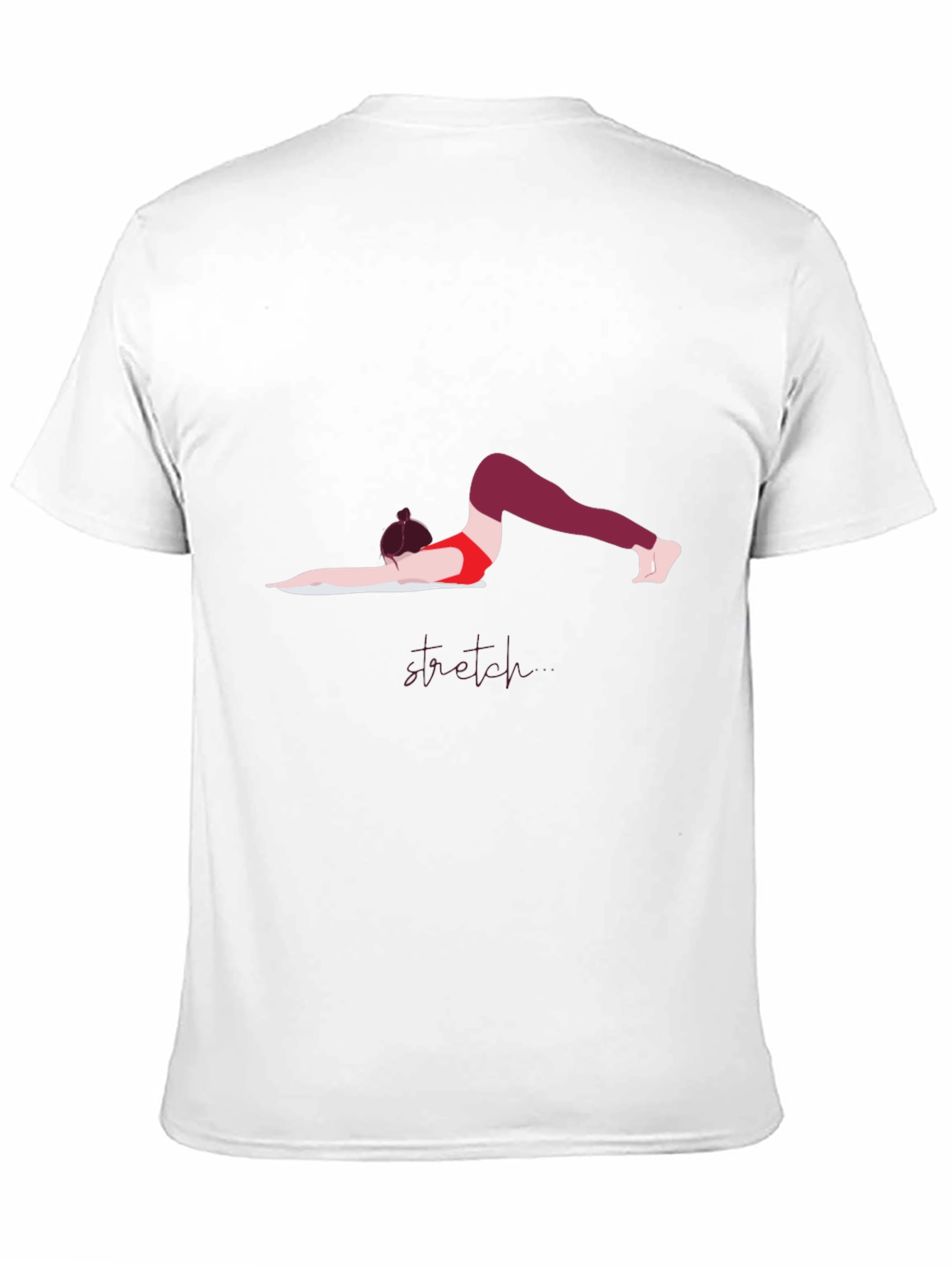 Yoga Pose Graphic Tee - Black Unisex T-Shirt