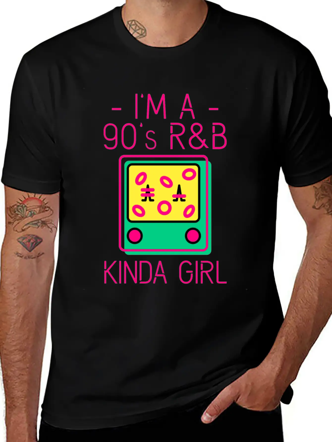 I'm A 90's R&b Kinda Girl 2 Comfortable Minimalist Graphic Tee – Summer Style Essential