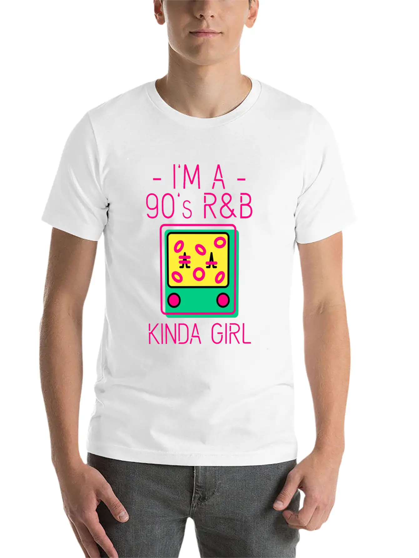 I'm A 90's R&b Kinda Girl 2 Comfortable Minimalist Graphic Tee – Summer Style Essential