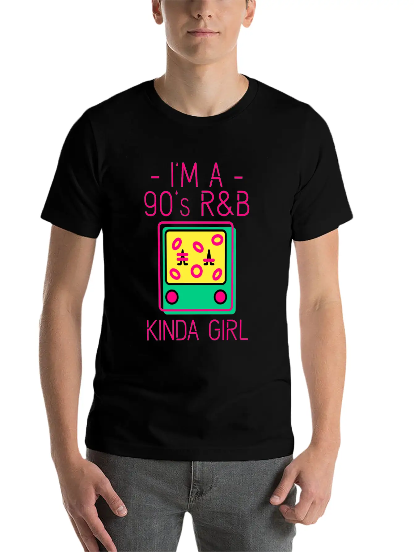 I'm A 90's R&b Kinda Girl 2 Comfortable Minimalist Graphic Tee – Summer Style Essential