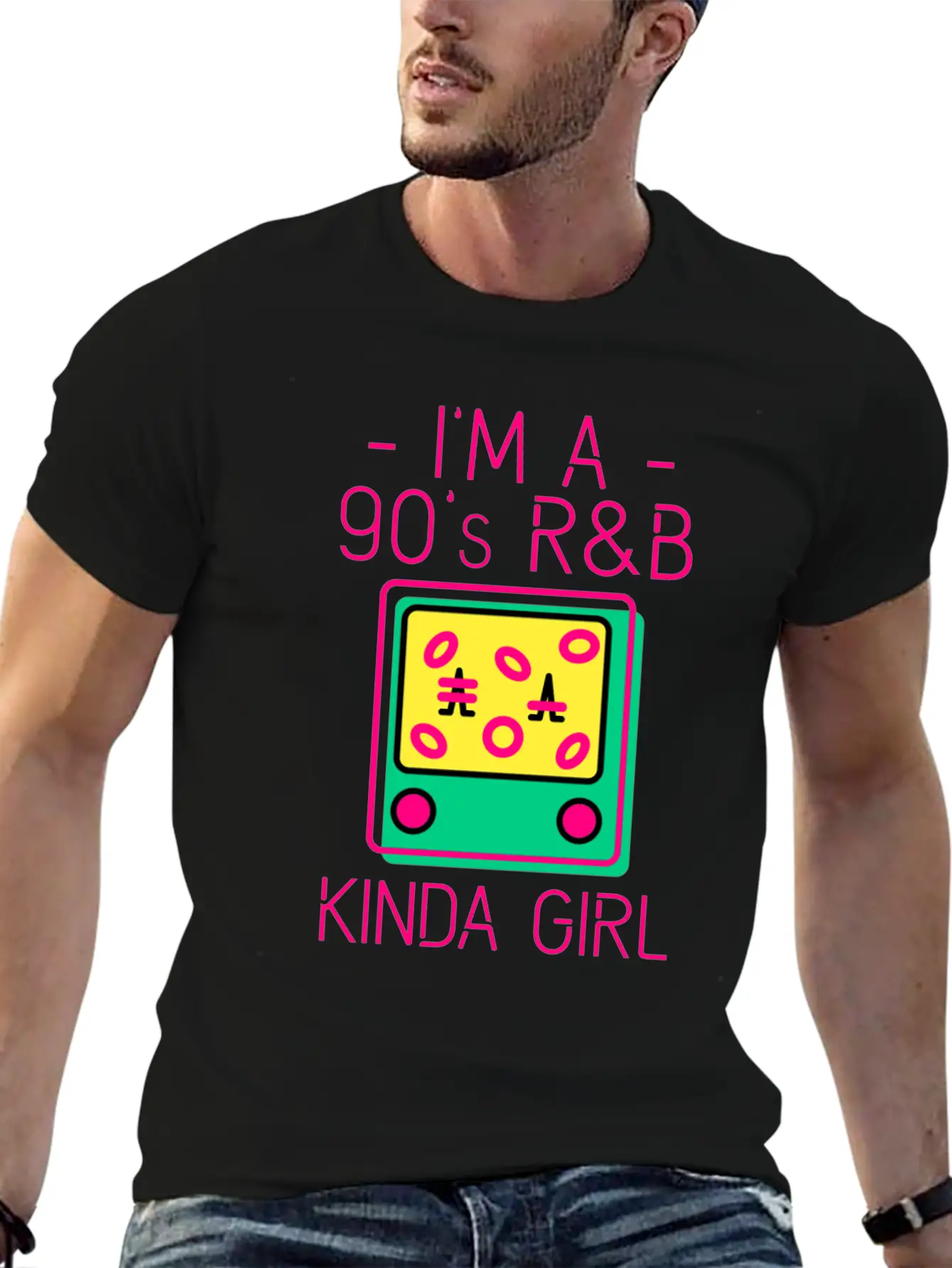 I'm A 90's R&b Kinda Girl 2 Comfortable Minimalist Graphic Tee – Summer Style Essential