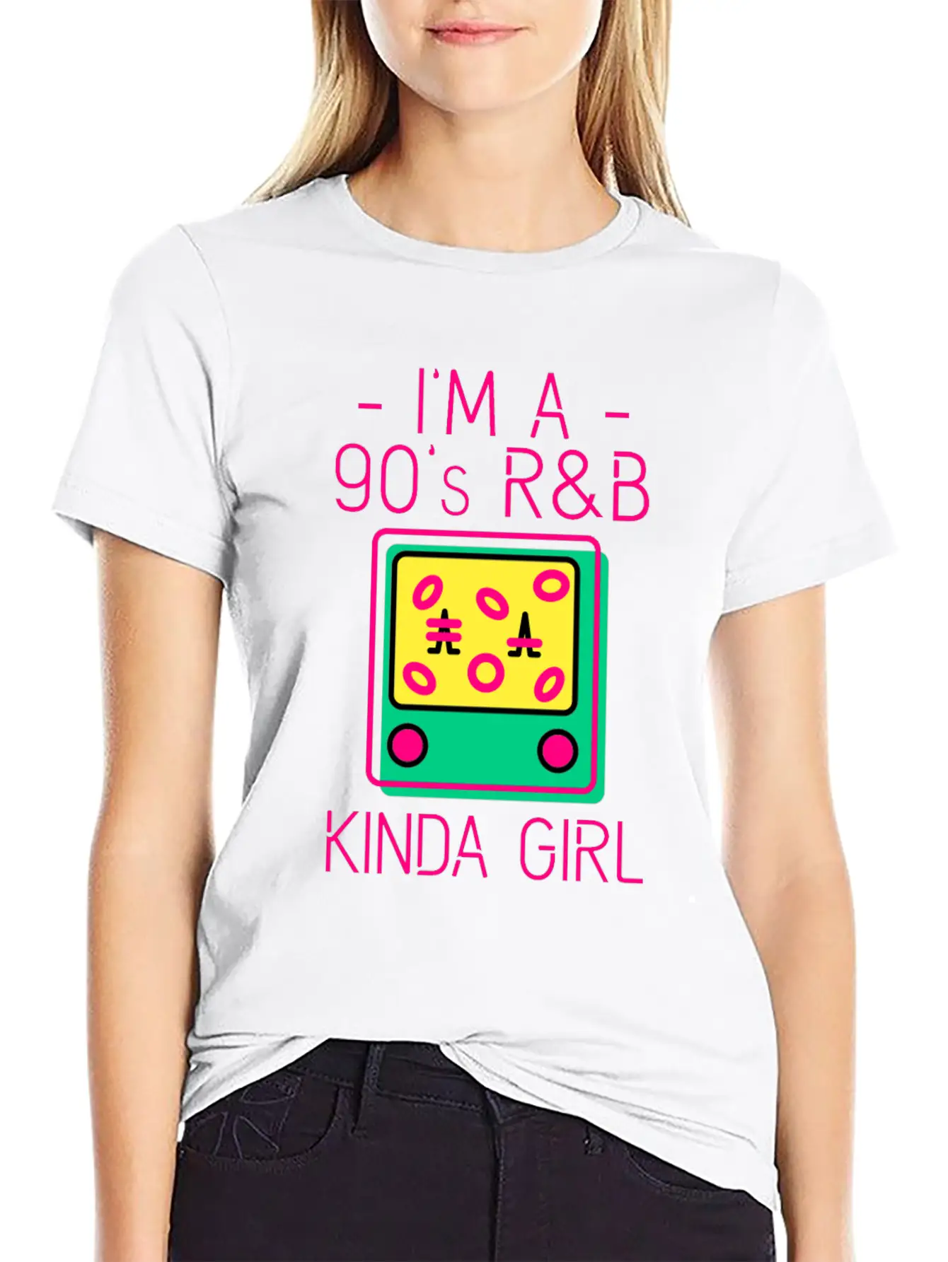 I'm A 90's R&b Kinda Girl 2 Comfortable Minimalist Graphic Tee – Summer Style Essential