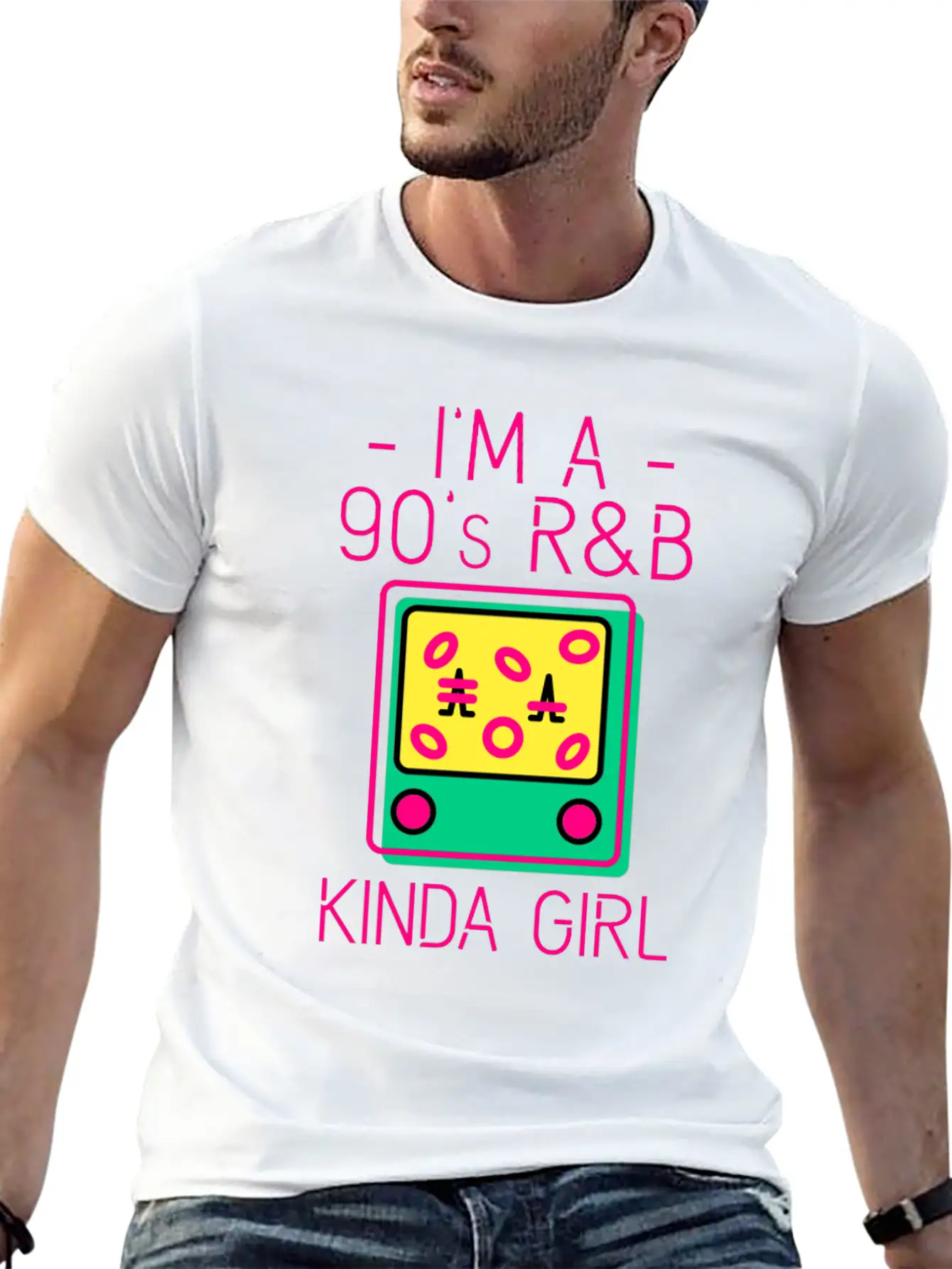 I'm A 90's R&b Kinda Girl 2 Comfortable Minimalist Graphic Tee – Summer Style Essential