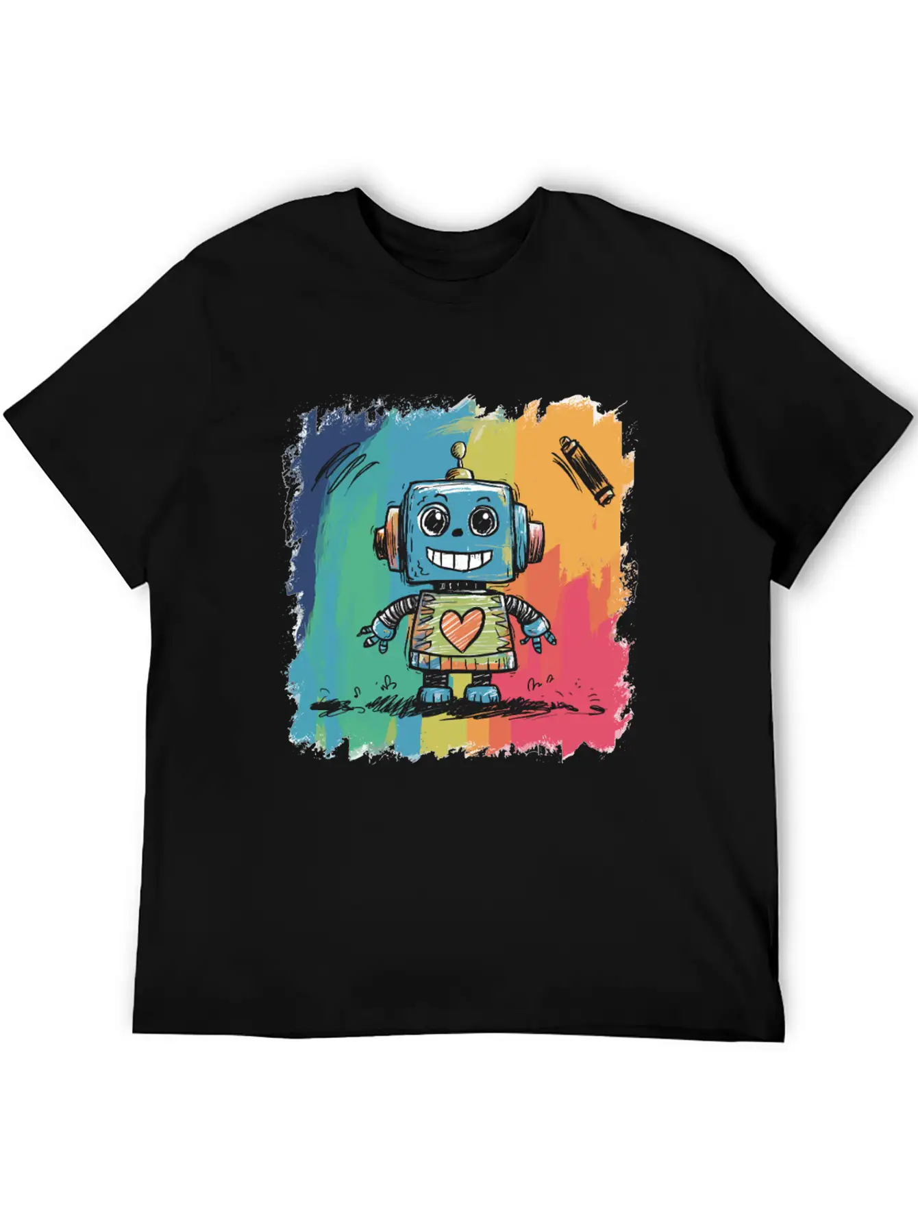 I'm A Friendly Robot Beep Boop Comfortable Minimalist Graphic Tee – Summer Style Essential