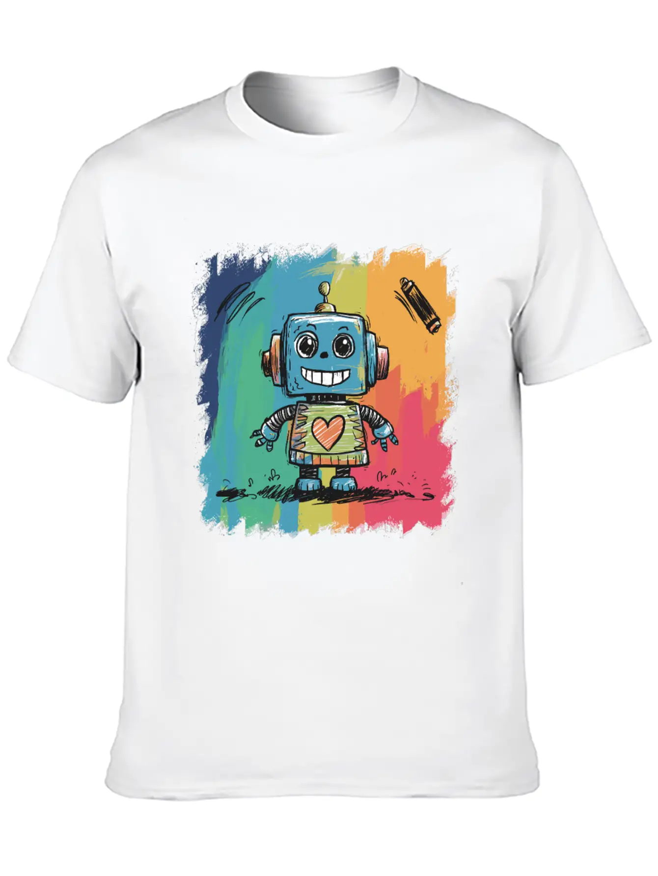I'm A Friendly Robot Beep Boop Comfortable Minimalist Graphic Tee – Summer Style Essential