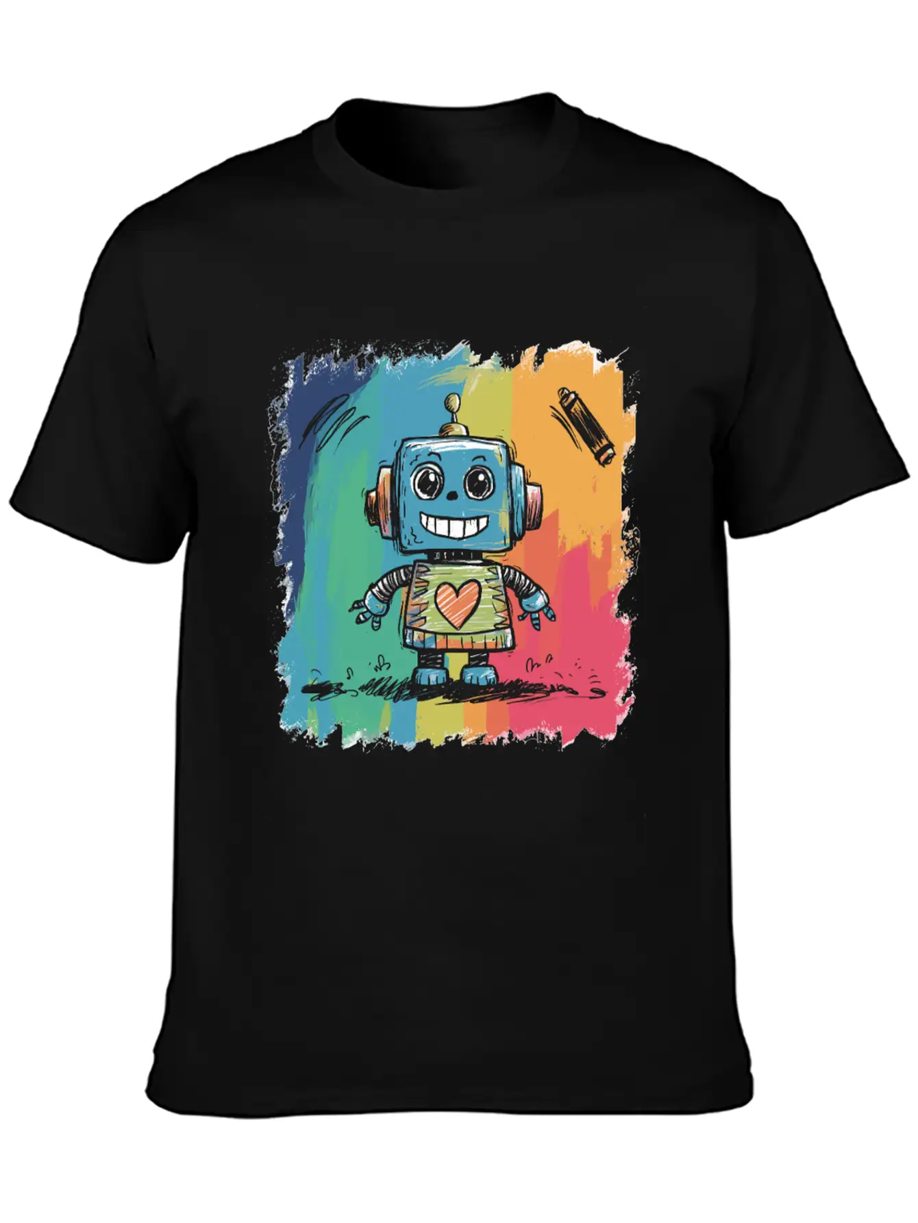I'm A Friendly Robot Beep Boop Comfortable Minimalist Graphic Tee – Summer Style Essential