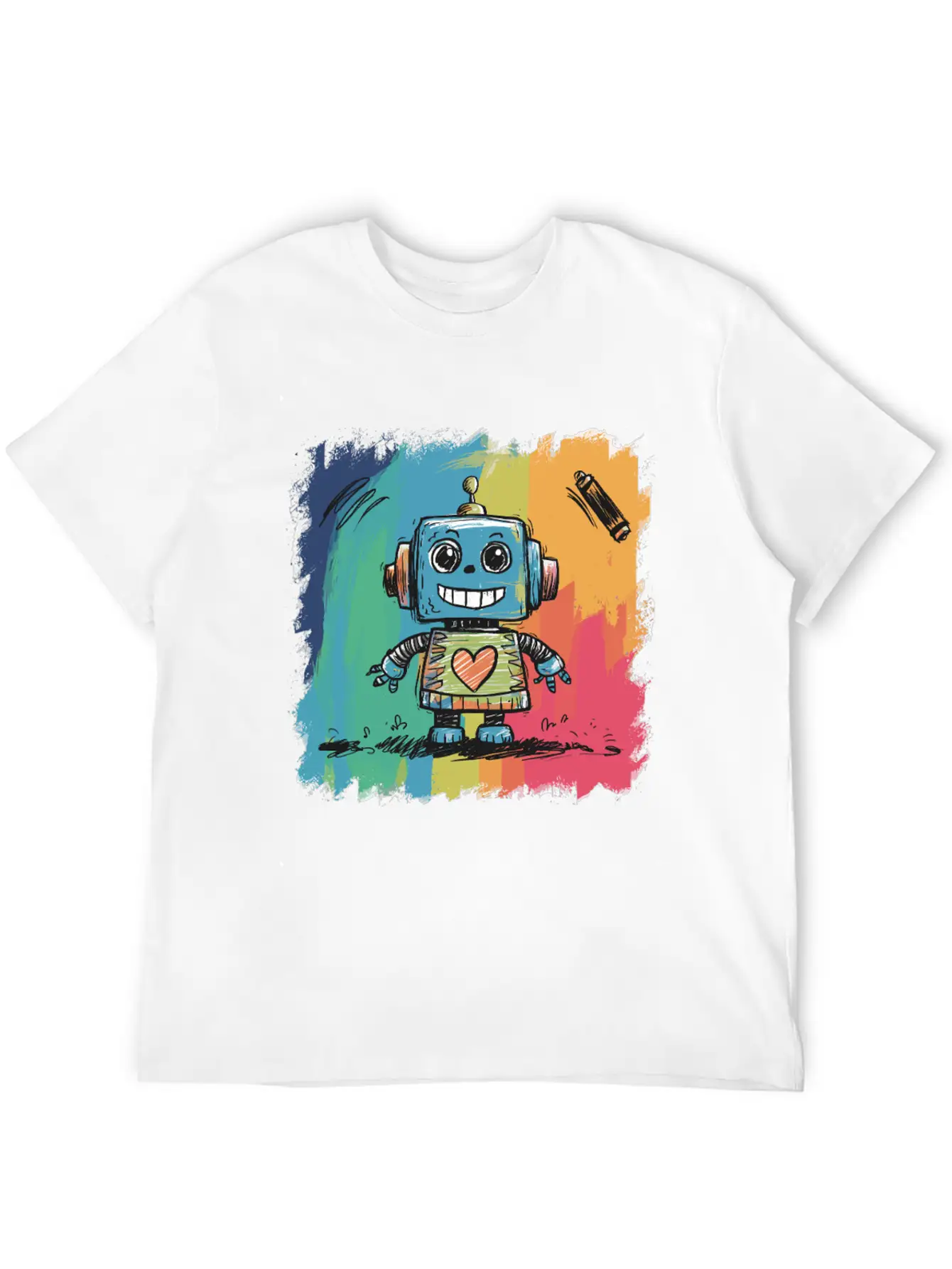 I'm A Friendly Robot Beep Boop Comfortable Minimalist Graphic Tee – Summer Style Essential