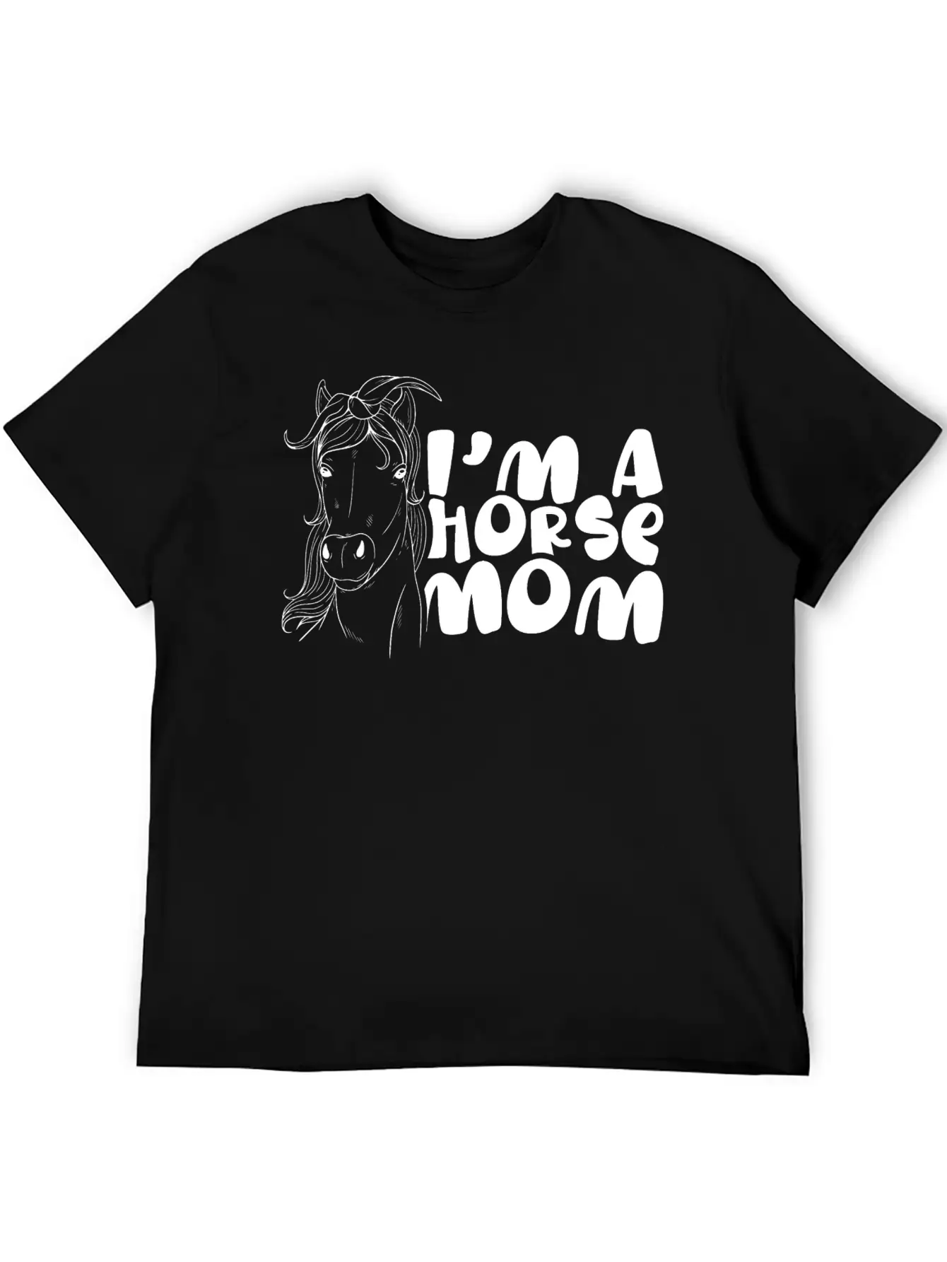 I'm A Horse Mom Equestrian Horses Riding Ride Timeless Short Sleeve Tee – Comfy And Minimalist Design