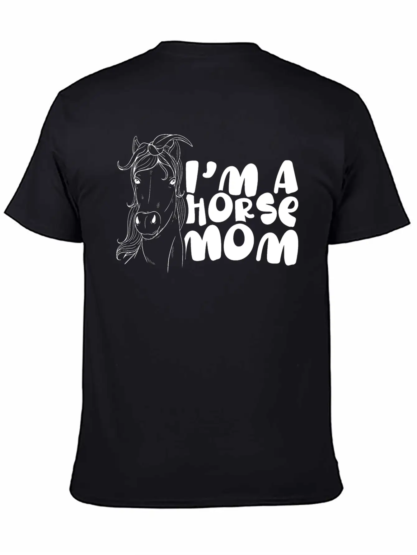 I'm A Horse Mom Equestrian Horses Riding Ride Timeless Short Sleeve Tee – Comfy And Minimalist Design