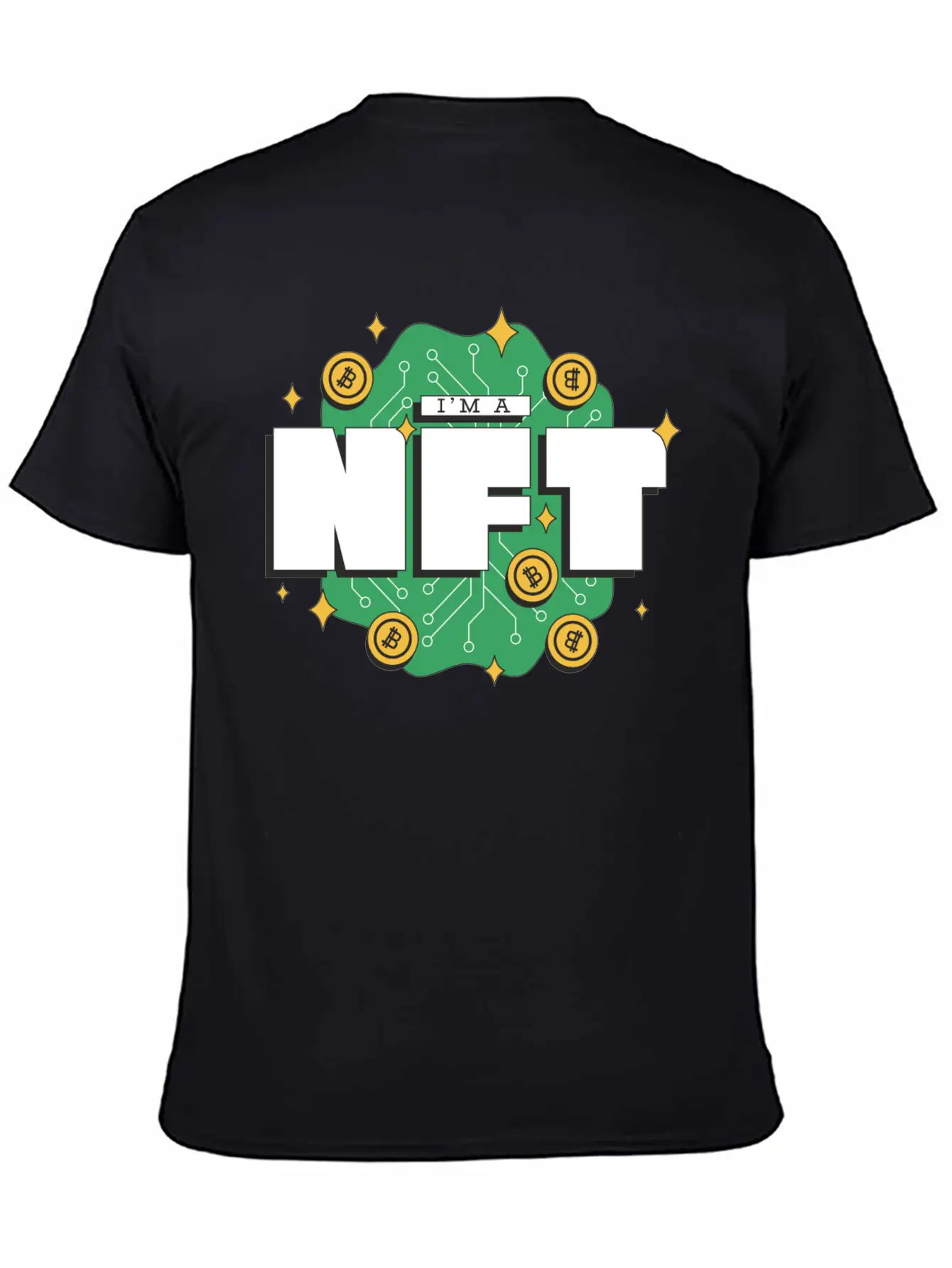 I`m A NFT Cool Metaverse Non Fungible Token Merch Stylish Everyday T-Shirt – Unisex Basic Cotton Tee